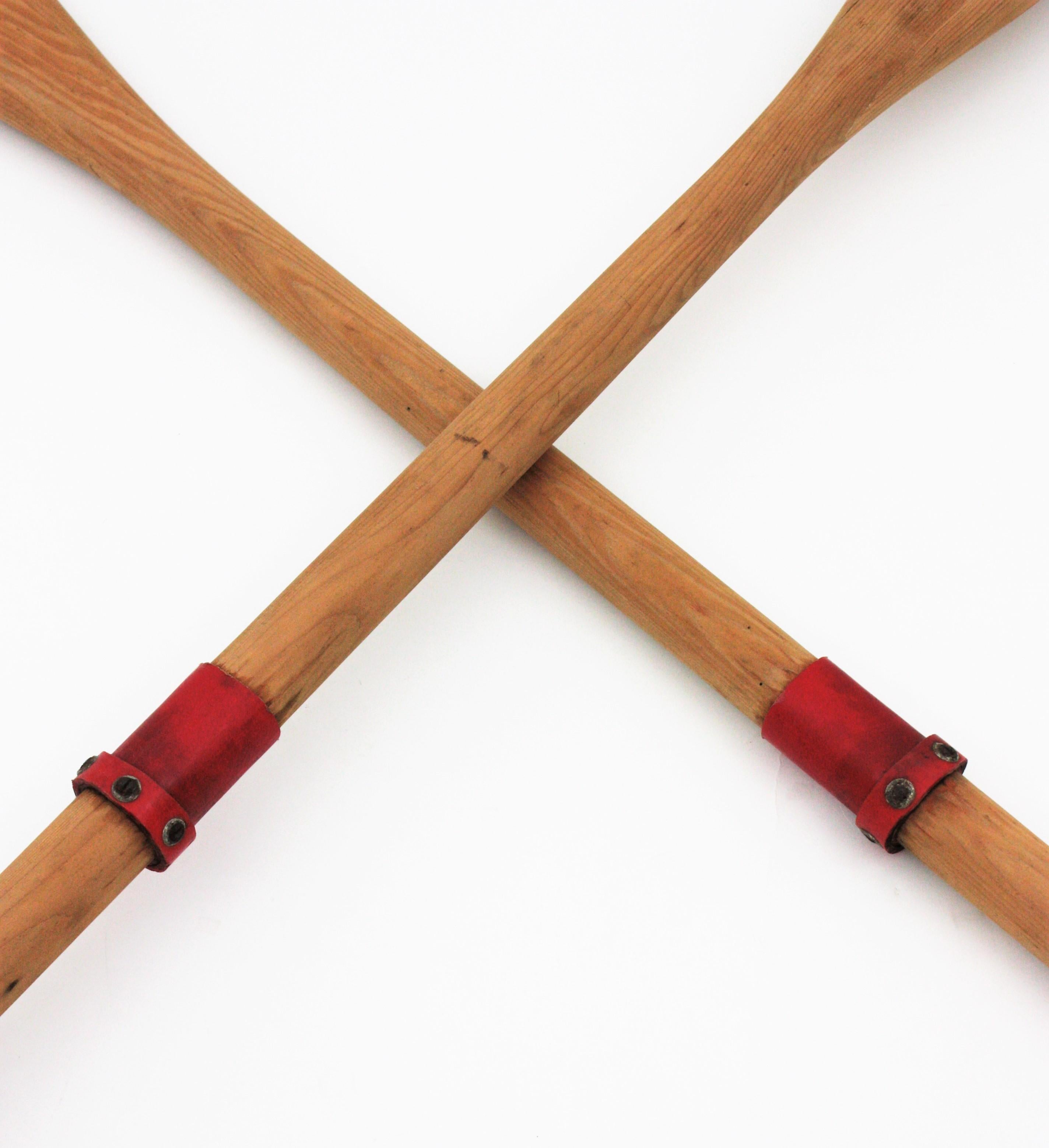 a pair of oars