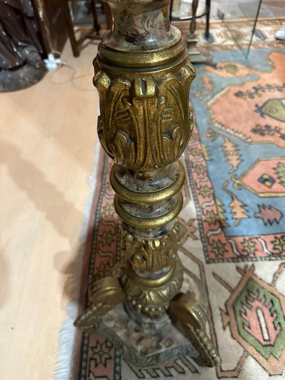 Pair of Spanish Candlesticks from the 18th Century For Sale 4