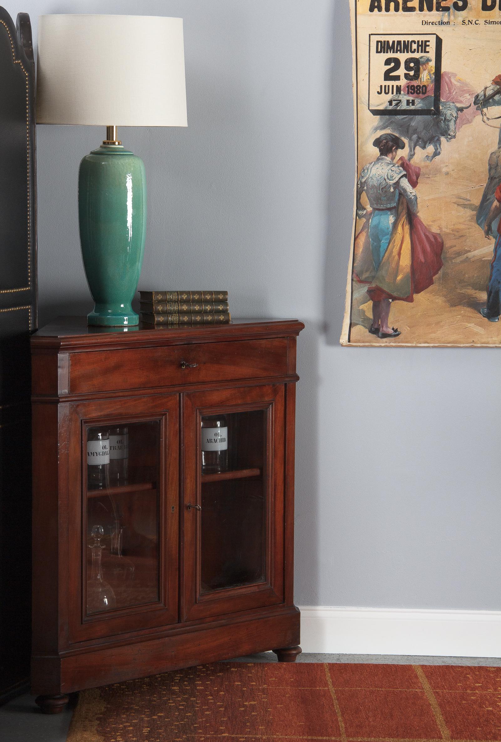 Pair of Spanish Ceramic Lamps by Acanto Division, 1960s In Good Condition In Austin, TX