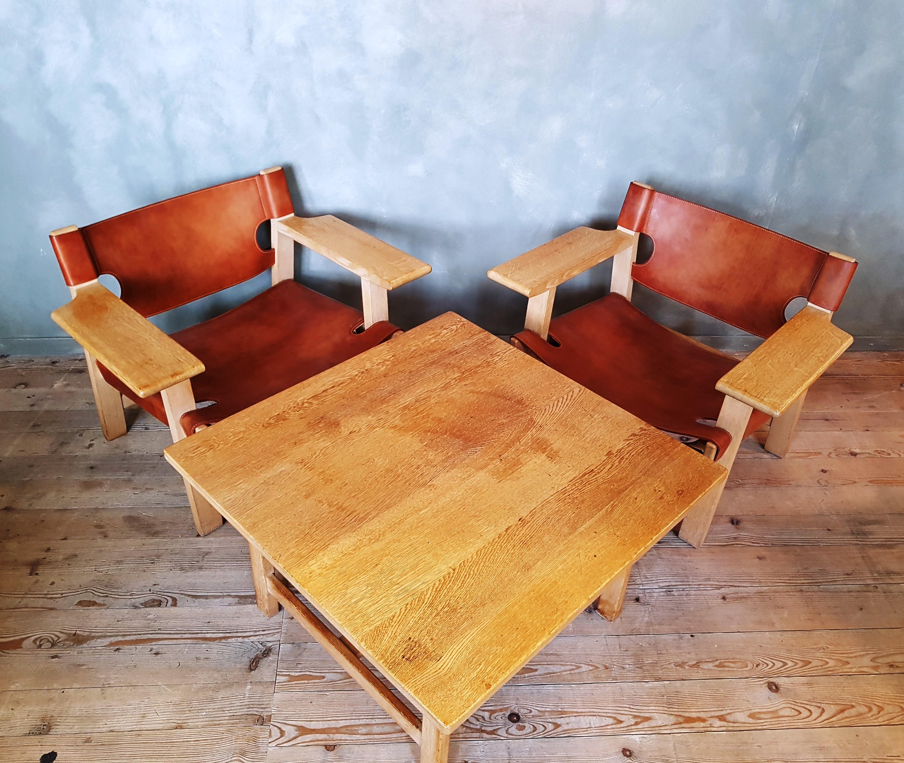 Pair of Spanish Chair by Børge Mogensen for Frederica, 1950s For Sale 5