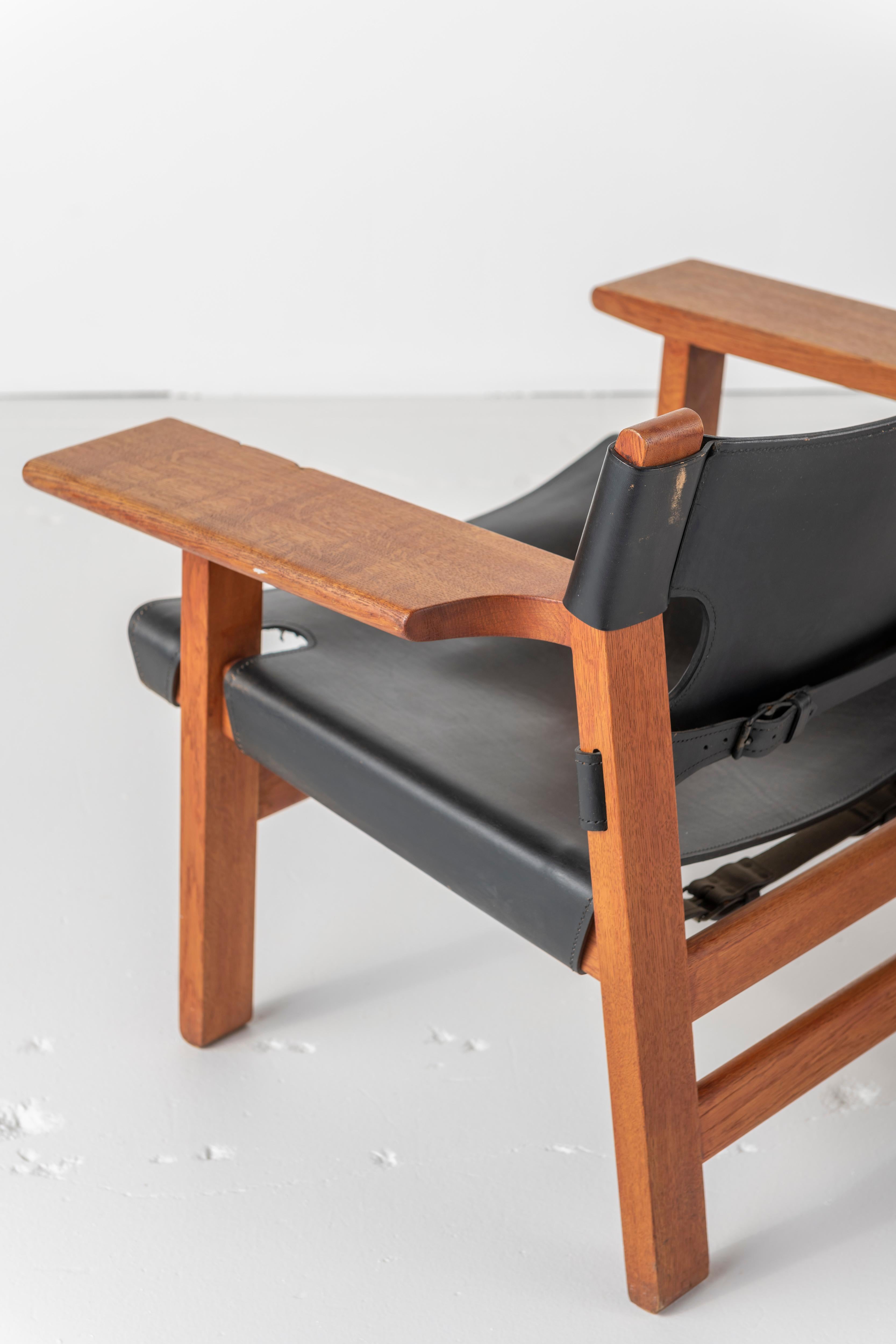Mid-20th Century Pair of Spanish Chairs by Børge Mogensen, 1960s