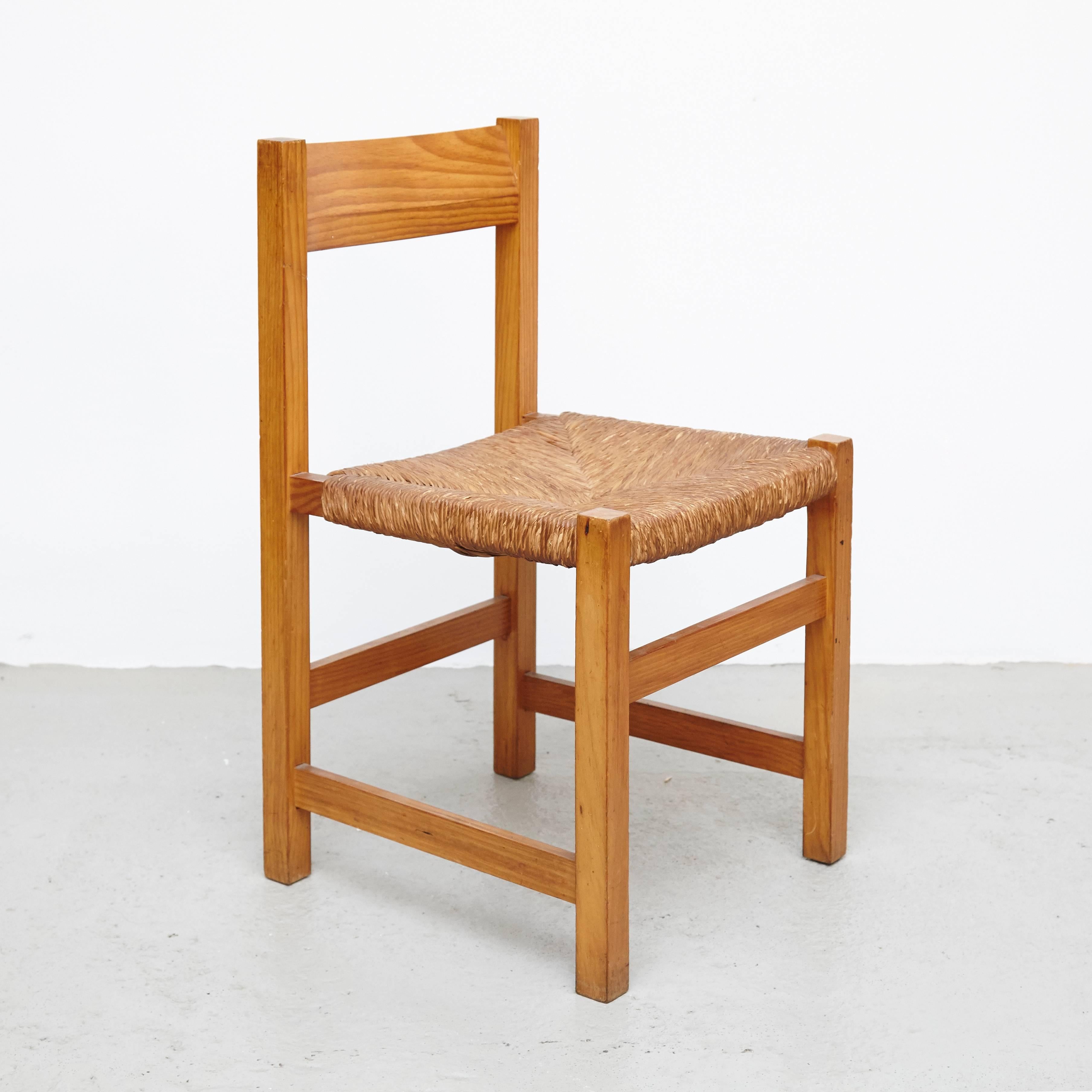Mid-20th Century Pair of Spanish Chairs from 1950s