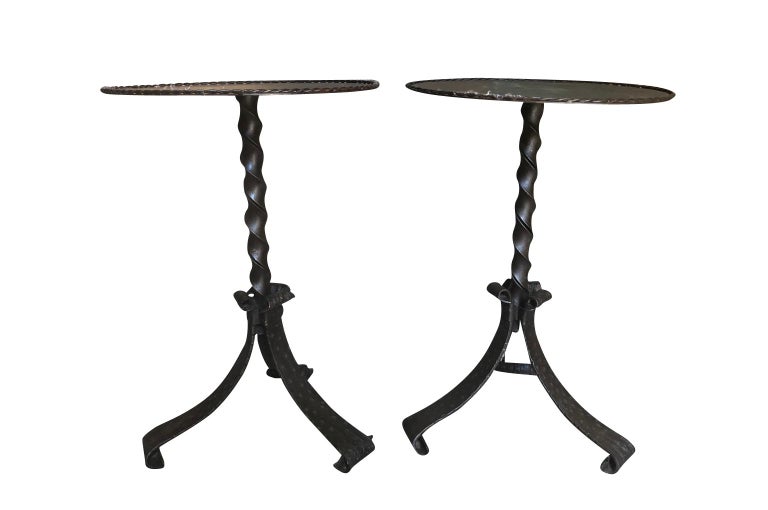 Pair of Spanish Cocktail Tables at 1stDibs