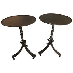 Antique Pair of Spanish Cocktail Tables