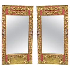 Pair of Spanish Colonial / Baroque Mirrors