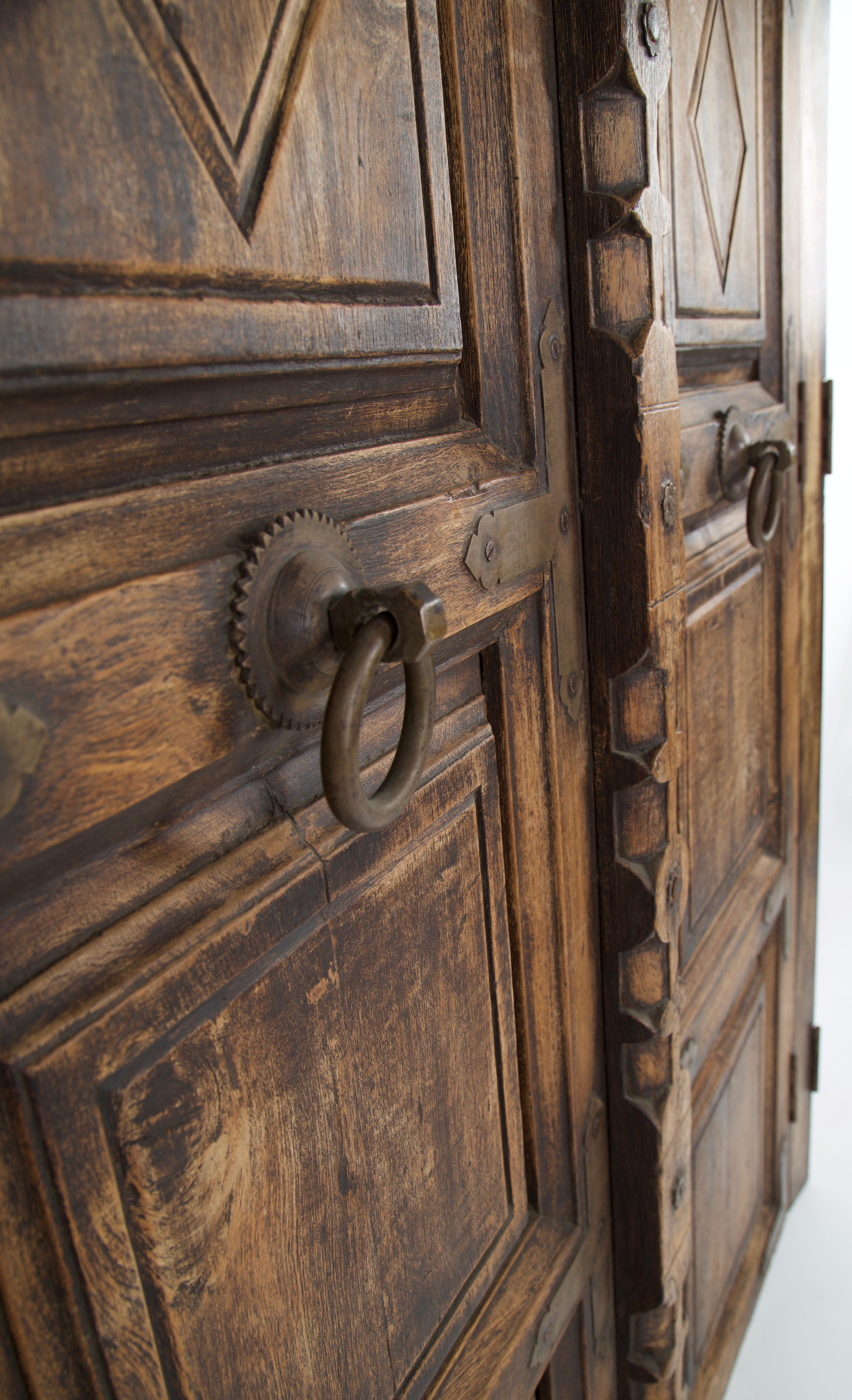 Mexican Pair of Spanish Colonial Doors