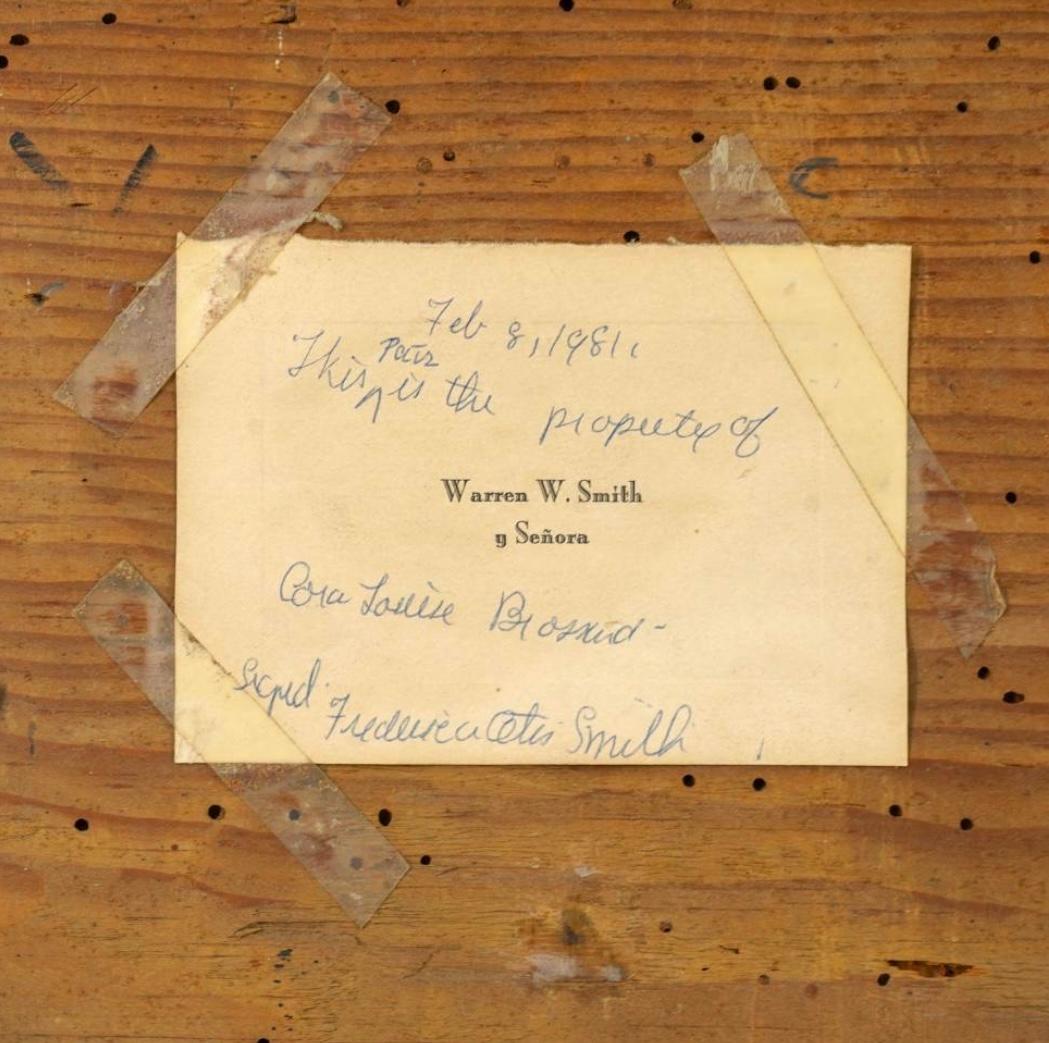 Zwei gerahmte Gemälde der spanischen Kolonialschule mit umgekehrtem Glas im Angebot 9