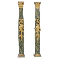 Pair of Spanish Corinthian Columns 18th Century