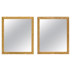 Antique Pair of Spanish Gilded Mirrors