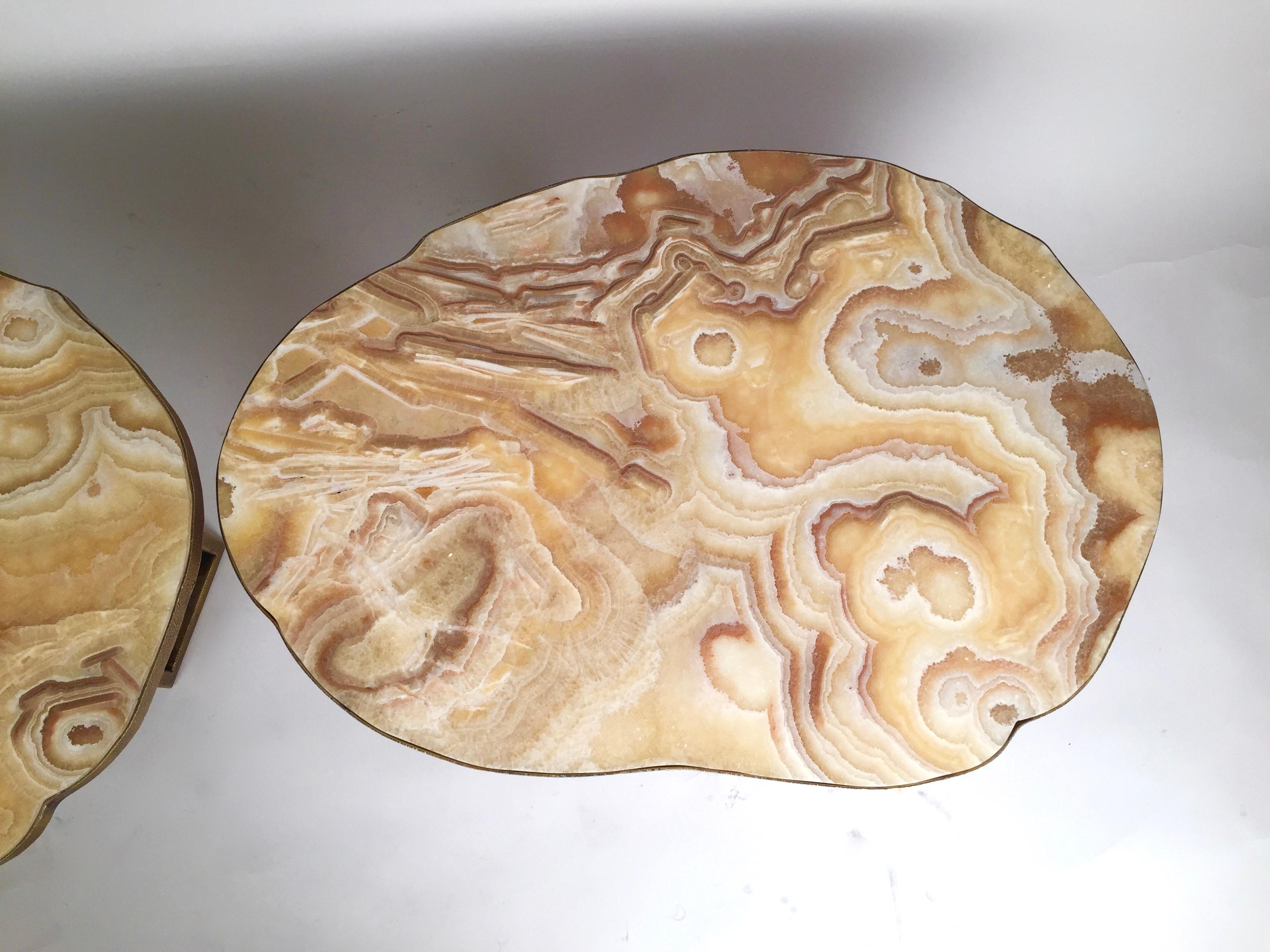   Spanish Mid-Century Modern Agate Coffee Tables, 1972 For Sale 3