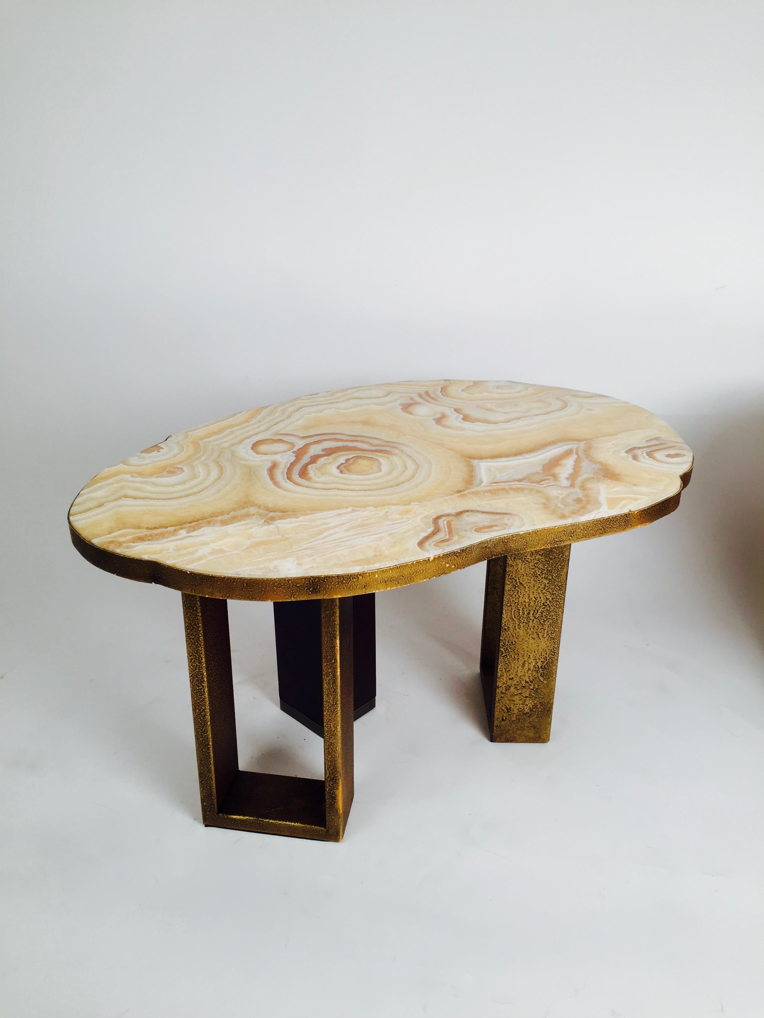   Spanish Mid-Century Modern Agate Coffee Tables, 1972 For Sale 8