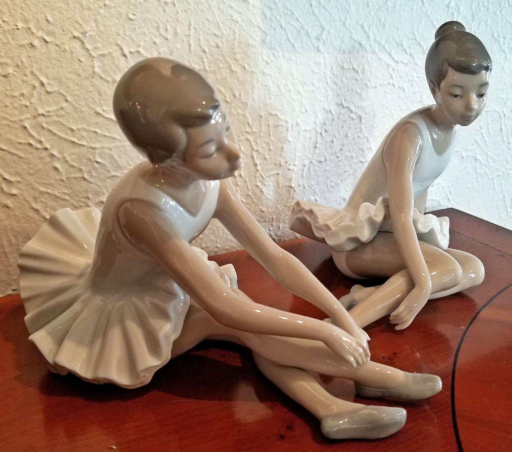 Pair of Spanish Porcelain Ballet Dancers by Nao 4