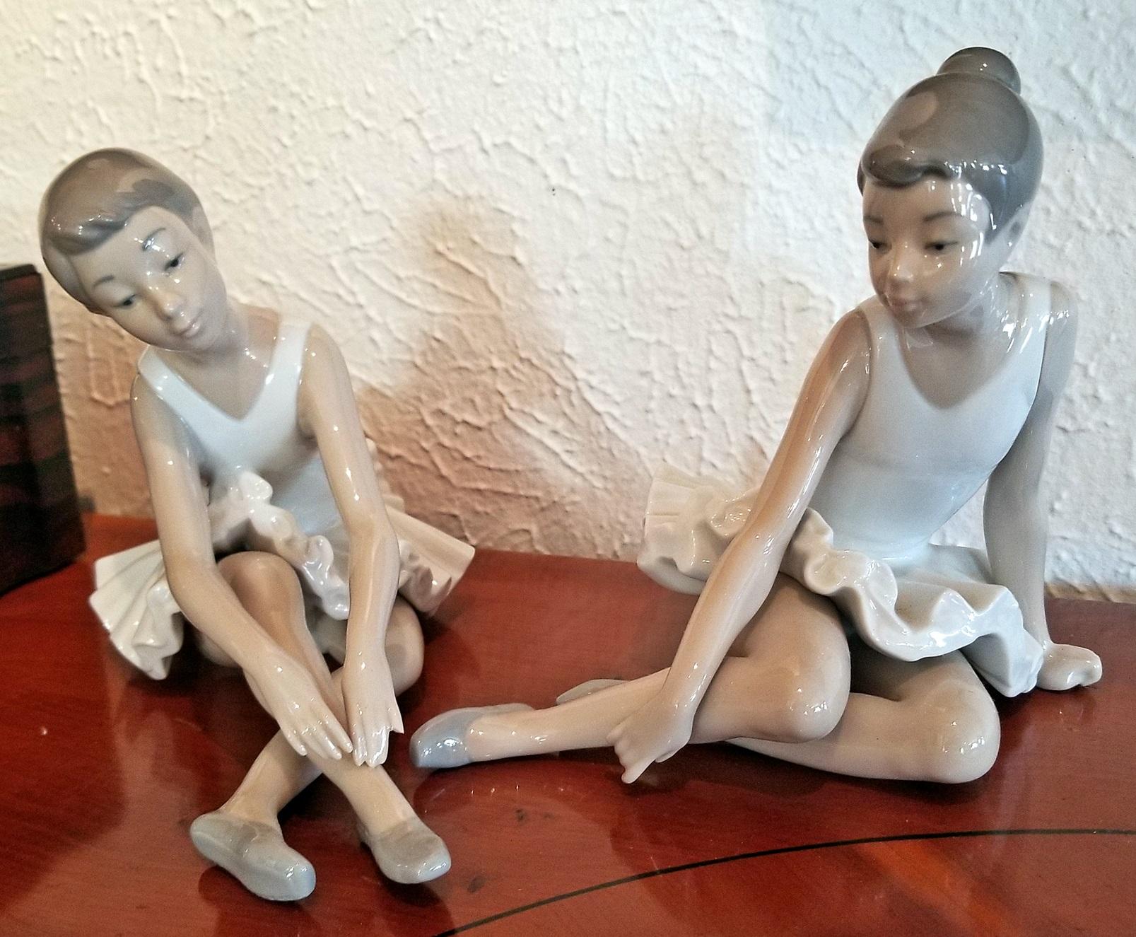 Pair of Spanish Porcelain Ballet Dancers by Nao 5