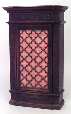 Pair of Spanish Renaissance Style Mahogany Cabinets