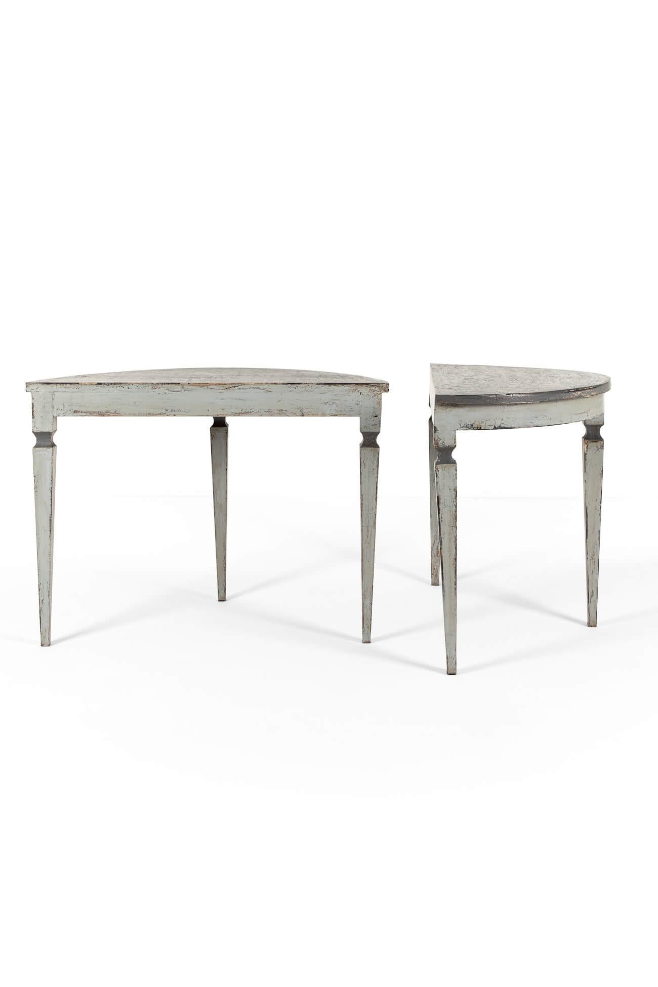 Spanish Colonial Pair of Spanish Rustic Console Tables For Sale