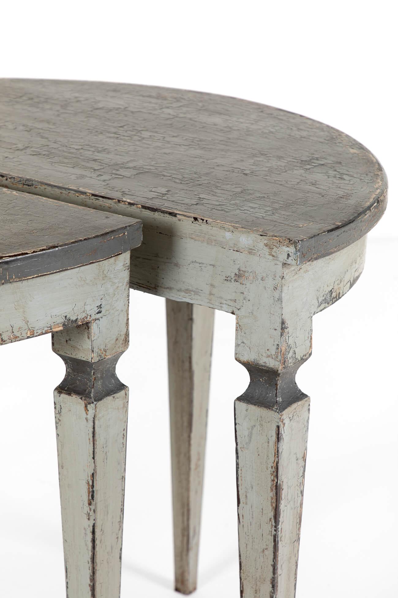 Pine Pair of Spanish Rustic Console Tables For Sale