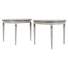 Pair of Spanish Rustic Console Tables