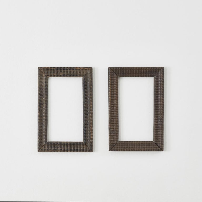 Pair of Spanish Small Antique Frames at 1stDibs