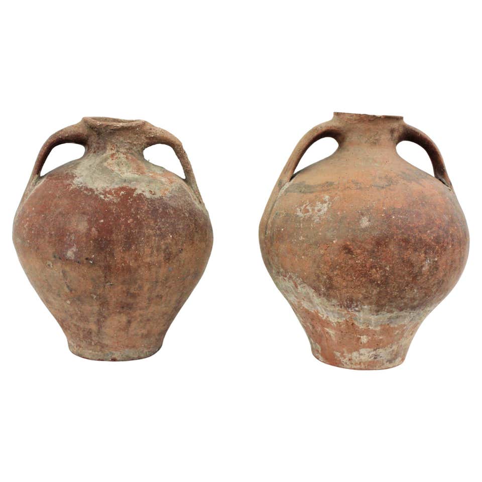 17th Century Monumental Spanish Winemaking Jar or Tinaja, Slim Profile ...