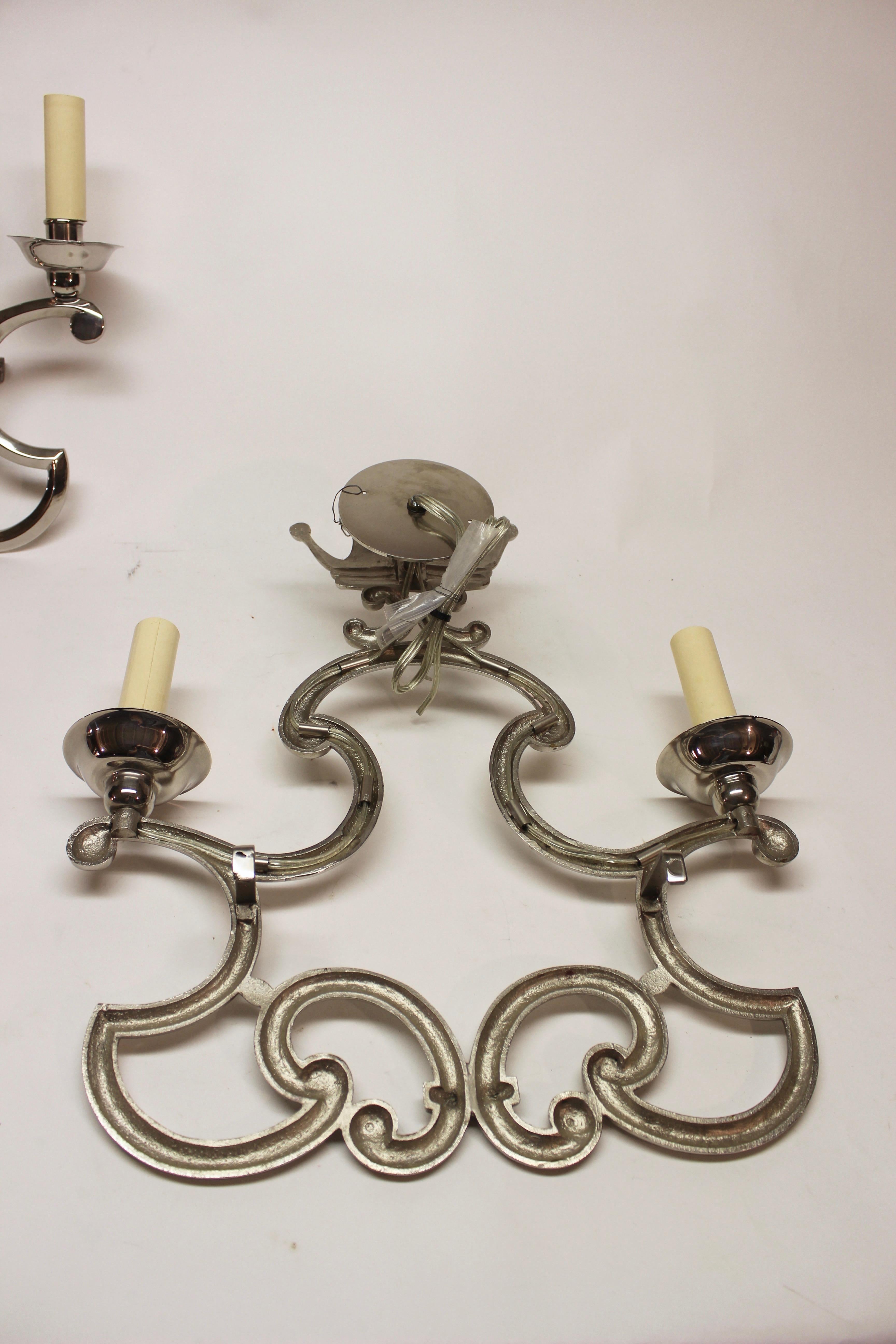 Pair of Spanish Valenti Coronet Wall Sconces For Sale 7