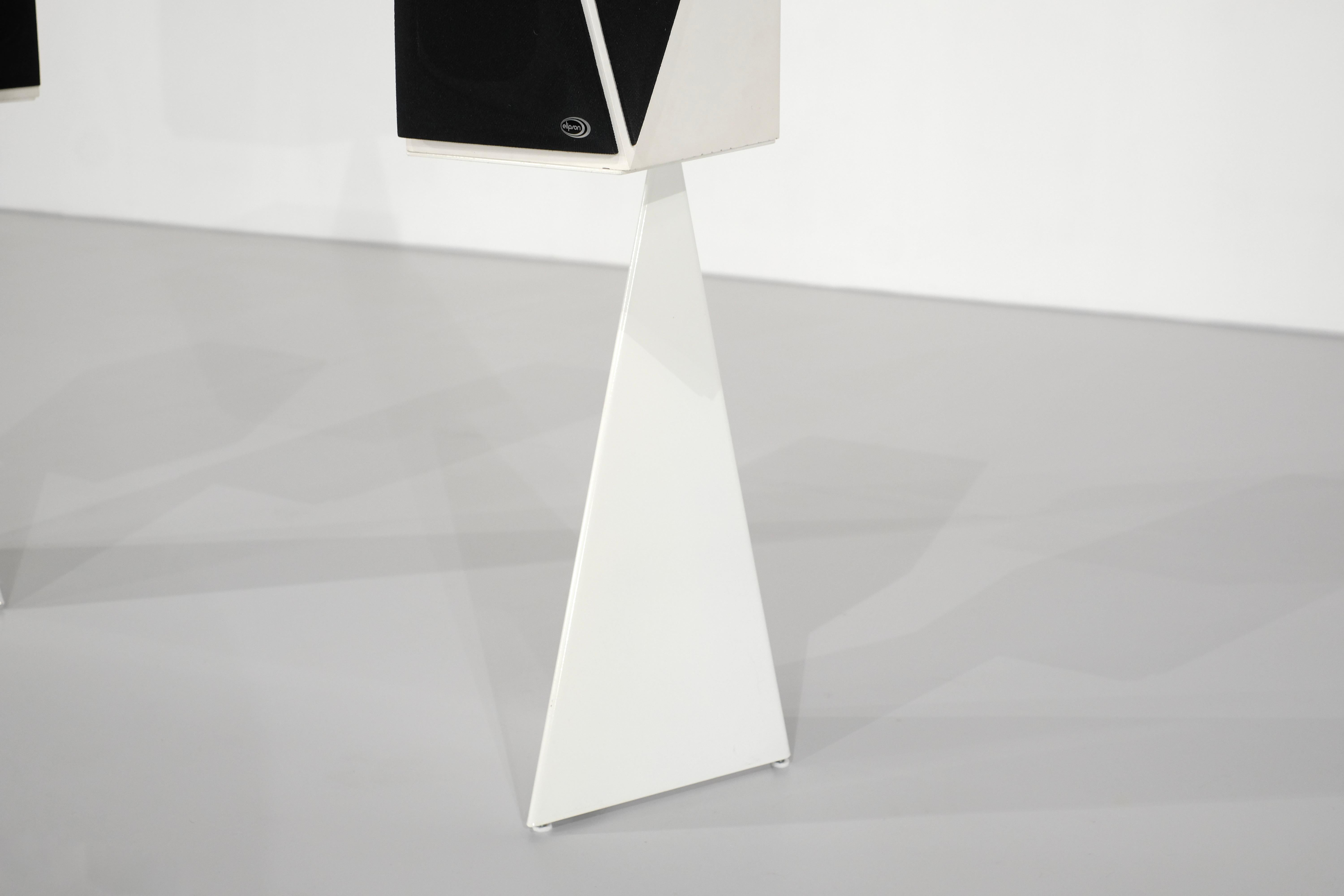 Fin du XIXe siècle Pair of speakers Elipson model “ 1401 