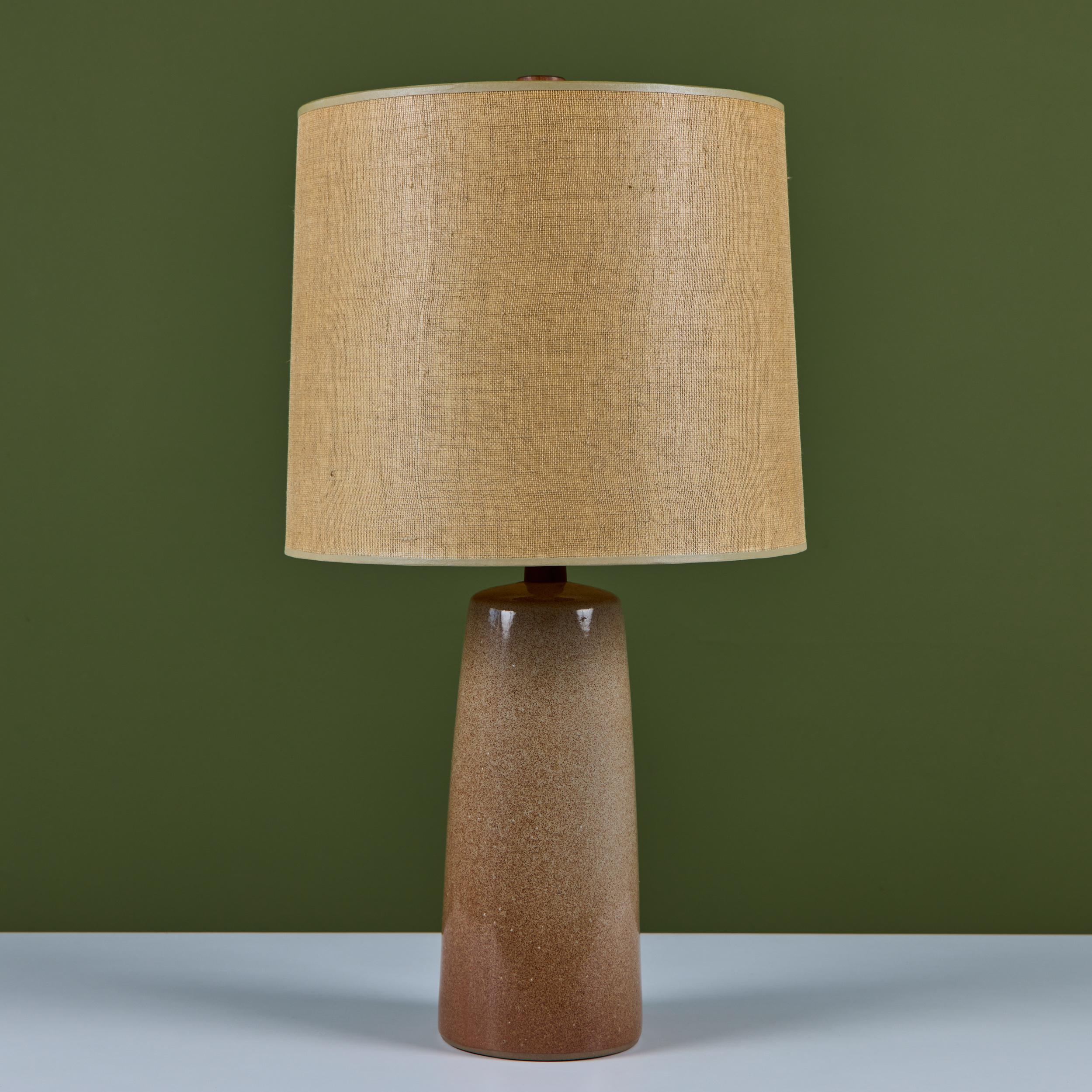 Paire de lampes en céramique Gordon & Jane Martz à glaçure spéculaire pour Marshall Studios en vente 3