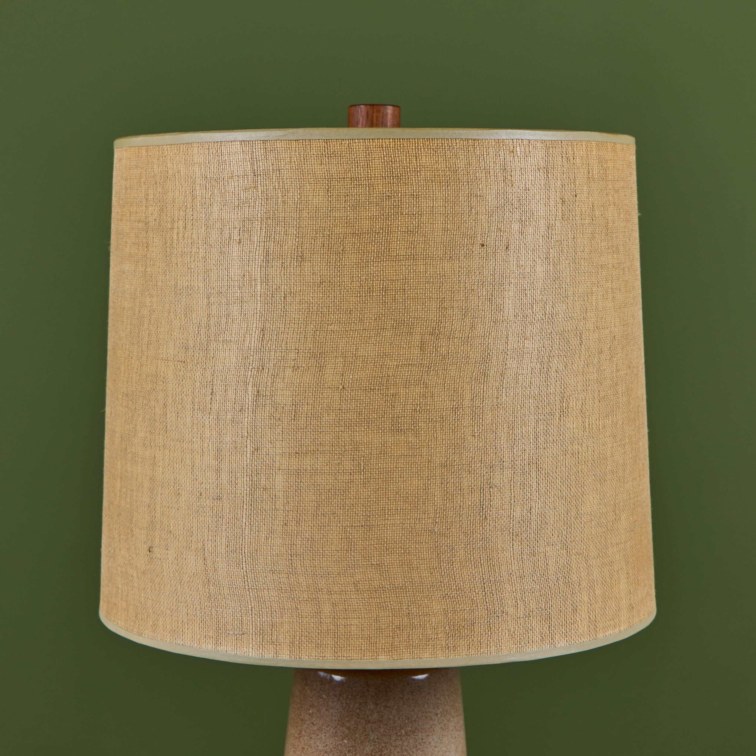 Paire de lampes en céramique Gordon & Jane Martz à glaçure spéculaire pour Marshall Studios en vente 6