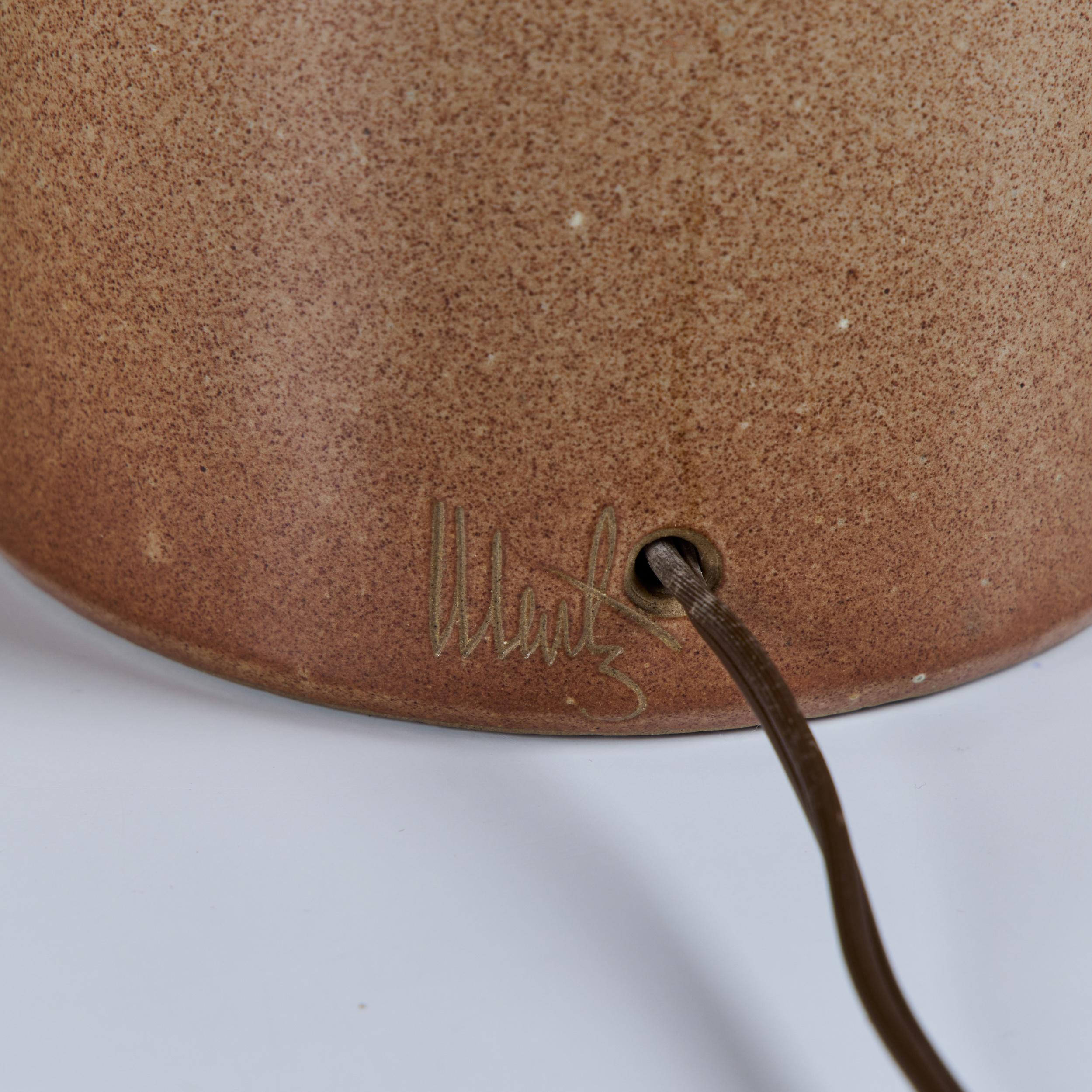 Paire de lampes en céramique Gordon & Jane Martz à glaçure spéculaire pour Marshall Studios en vente 9