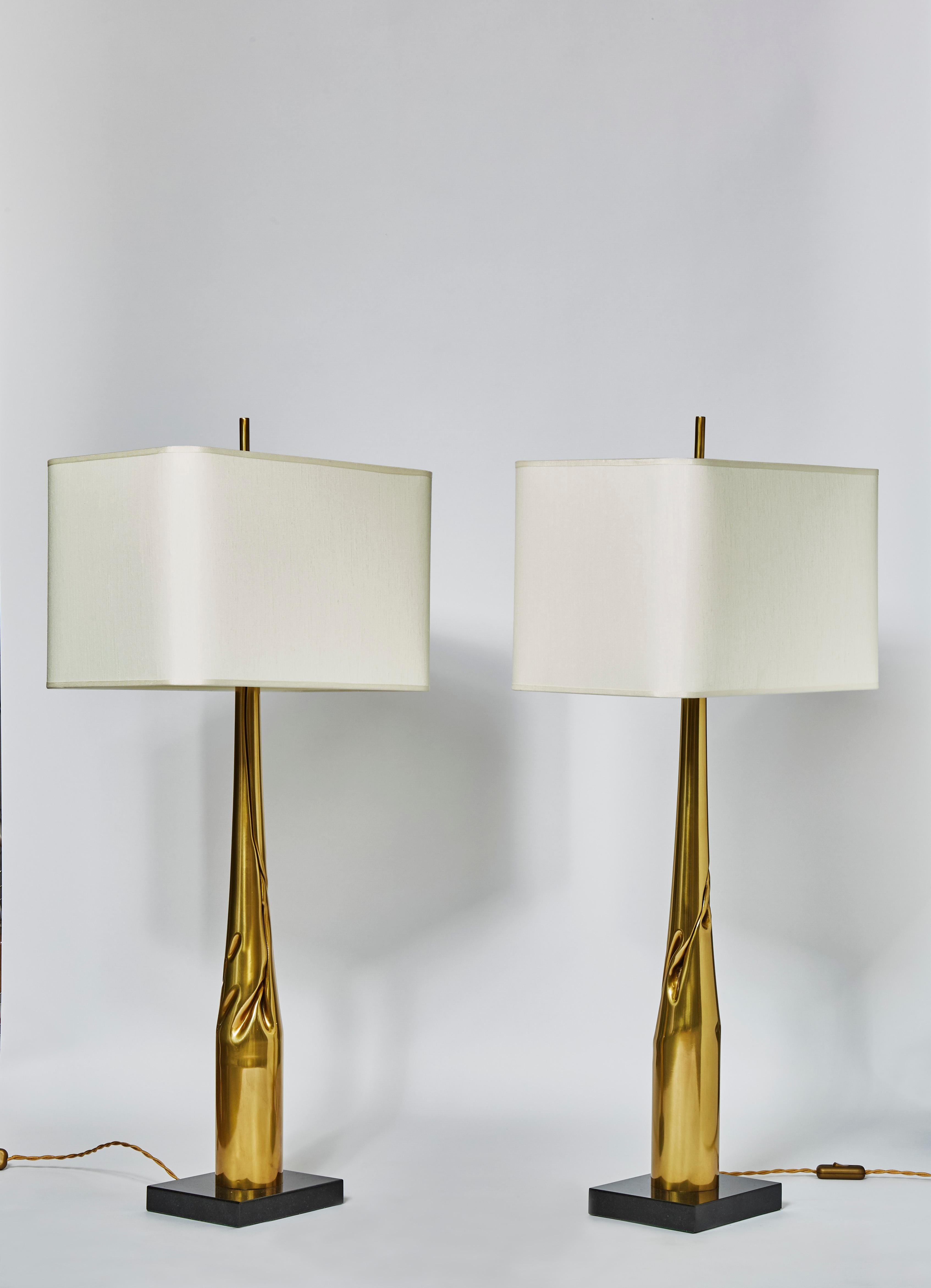 Pair of Spectre Table Lamps by Esperia for Glustin Luminaires In Excellent Condition In Saint-Ouen, IDF