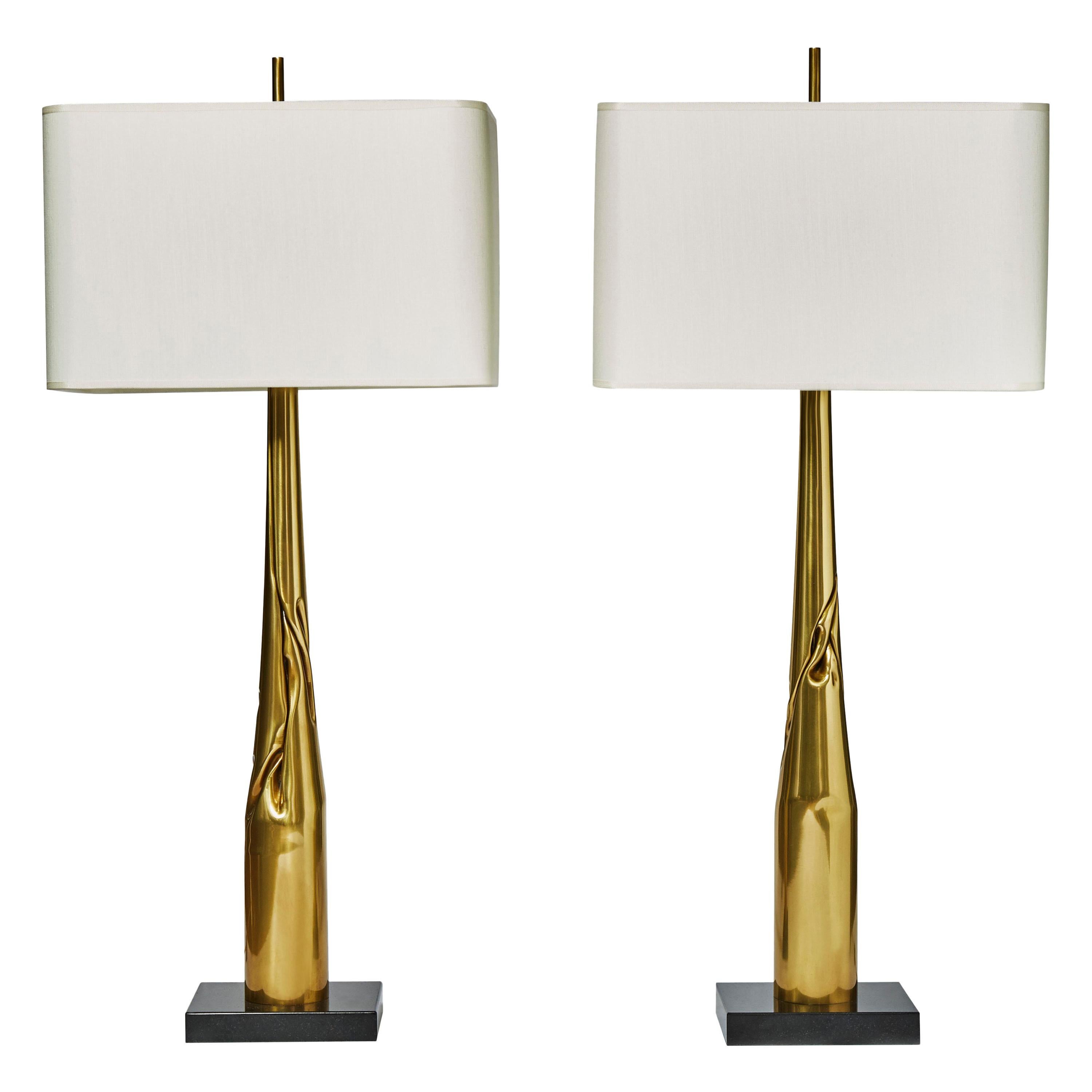 Pair of Spectre Table Lamps by Esperia for Glustin Luminaires