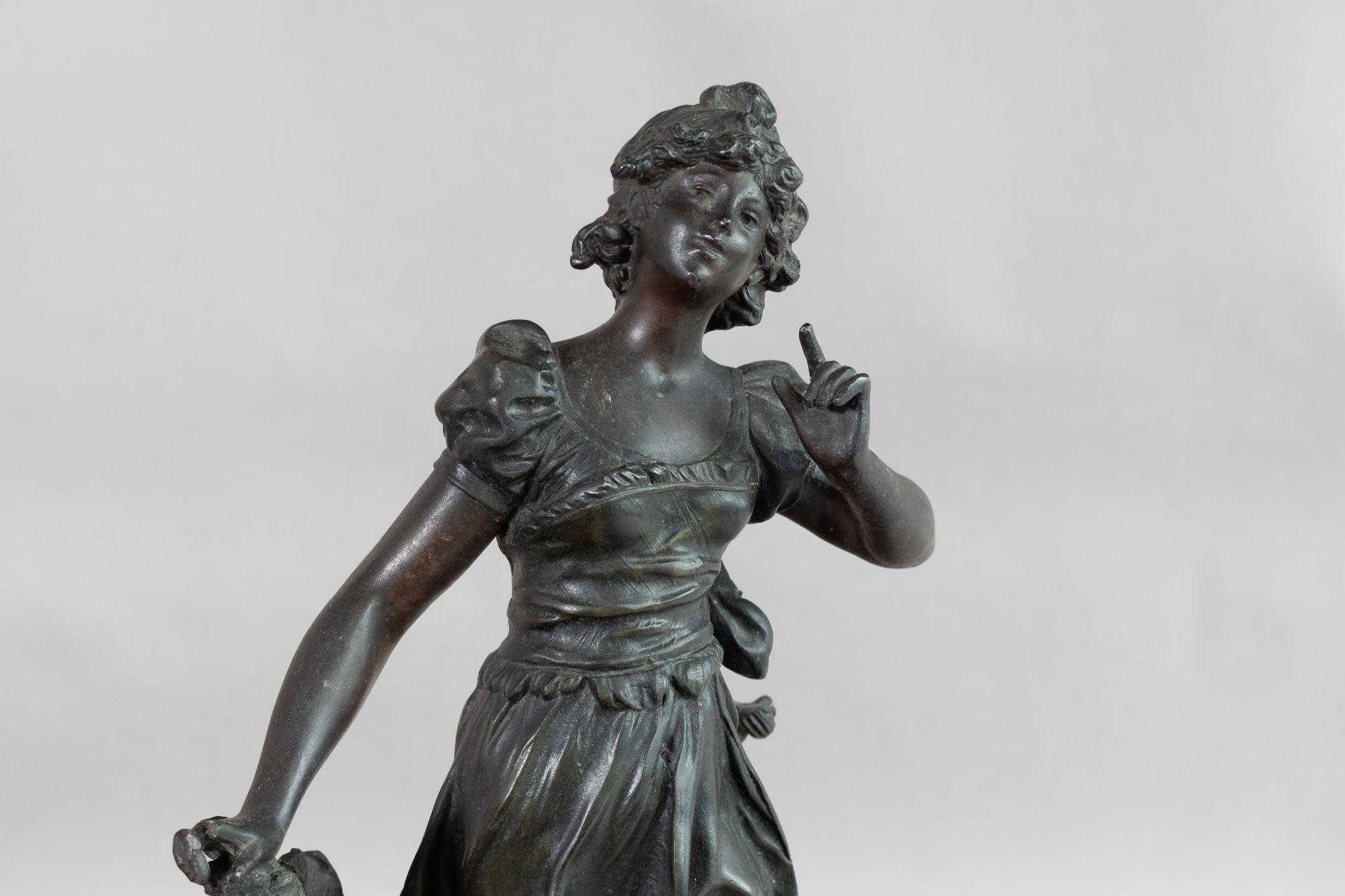 Pair of Spelters For Sale 9