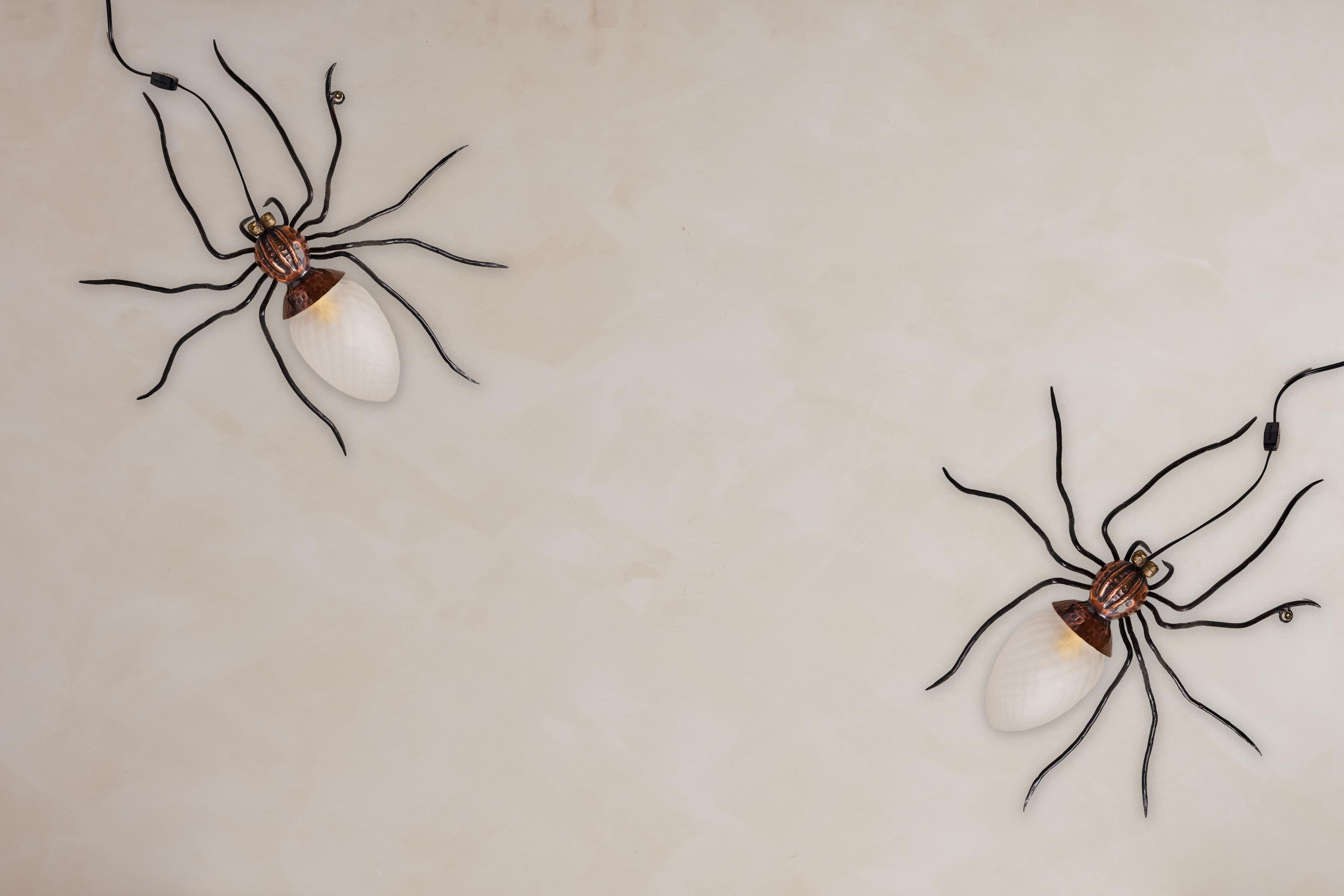 Italian Pair of Spider Sconces by Rossini, Italy