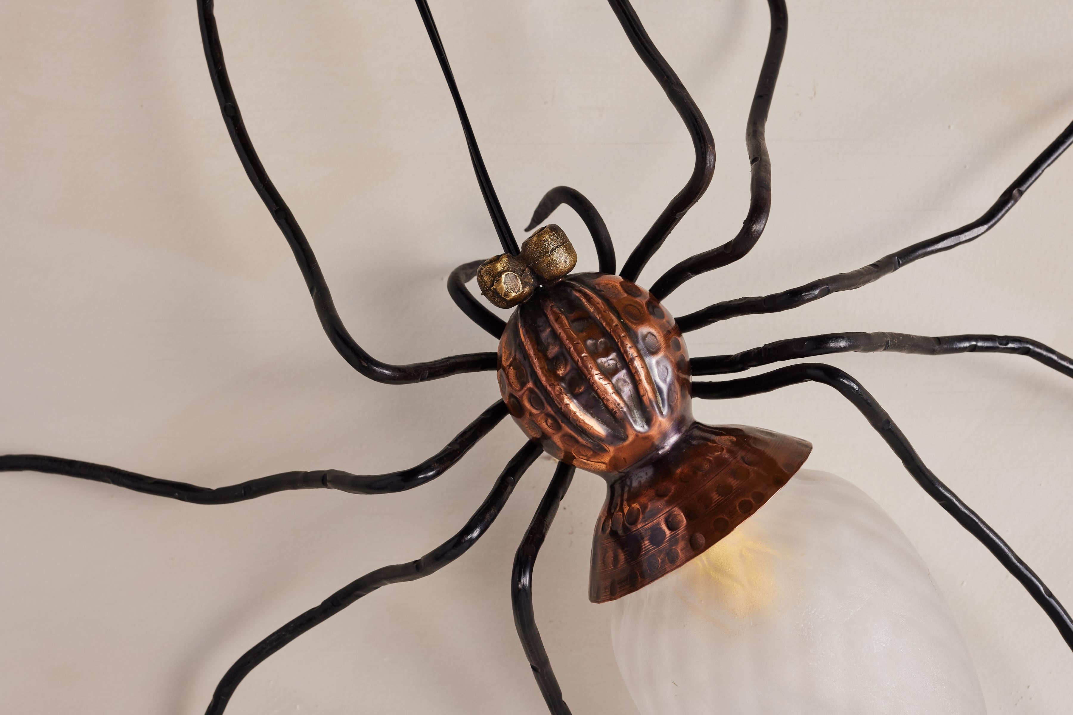 Pair of Spider Sconces by Rossini, Italy In Good Condition In Beverly Hills, CA