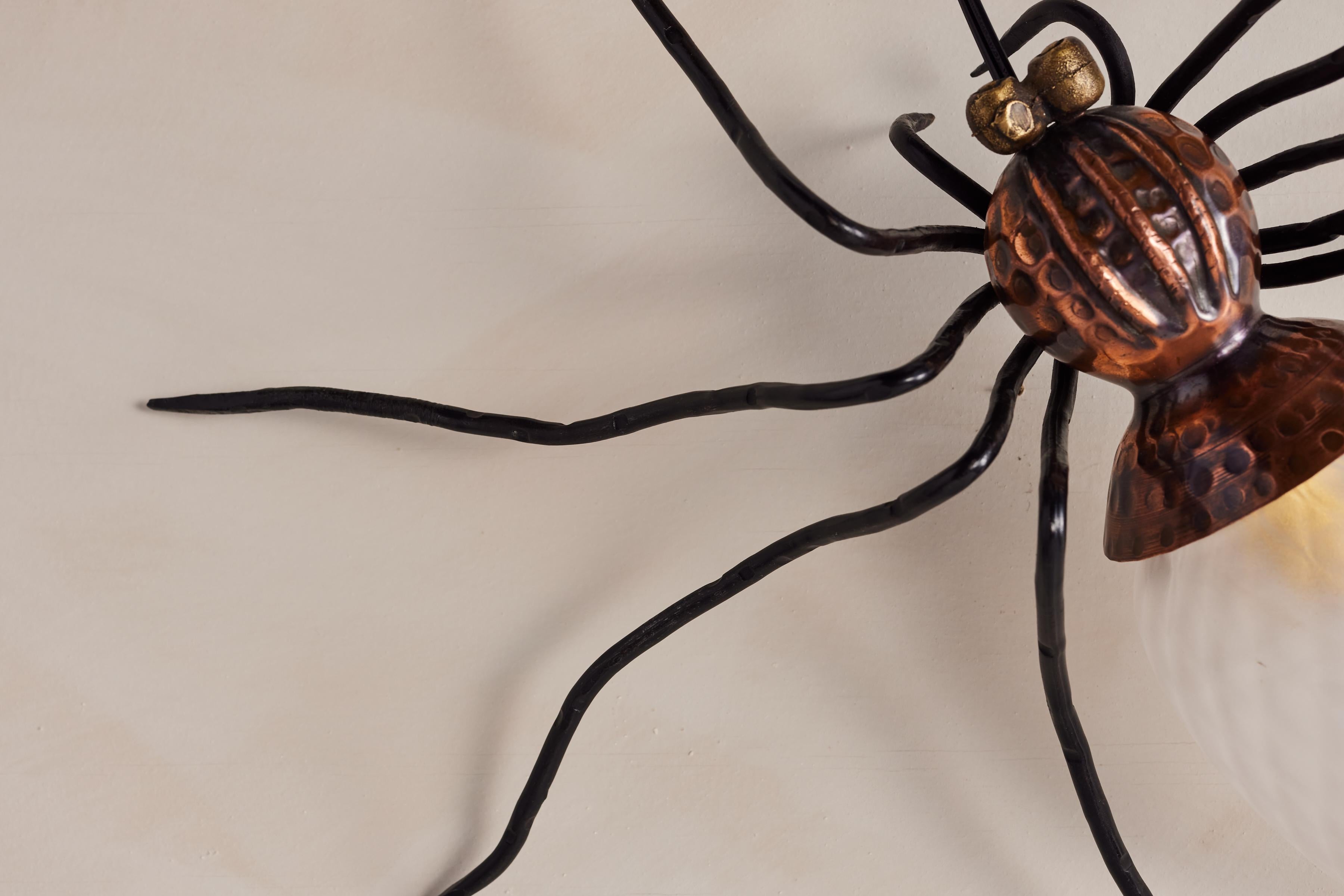Mid-20th Century Pair of Spider Sconces by Rossini, Italy