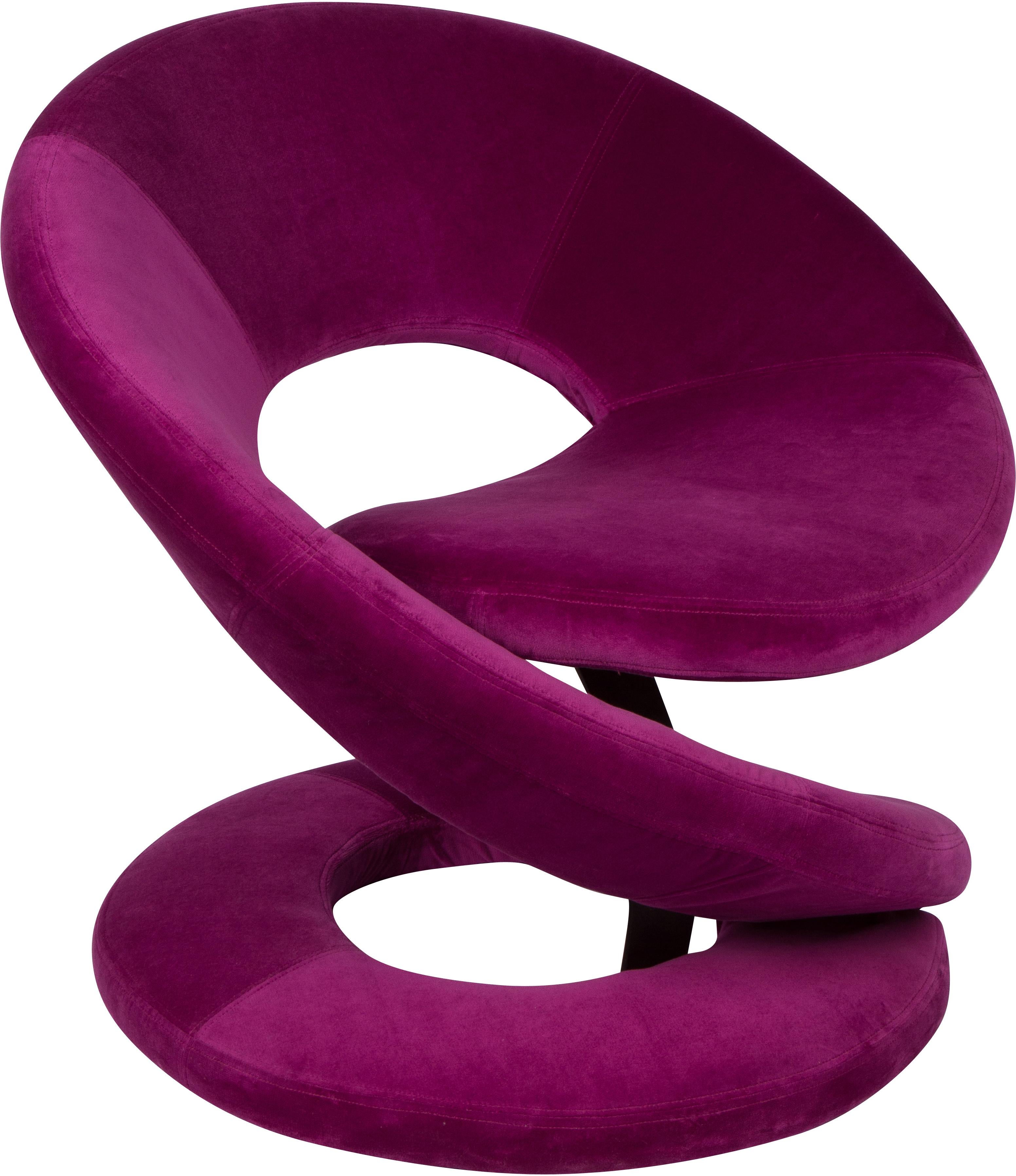 Modern Pair of 1980s Spiral Chairs