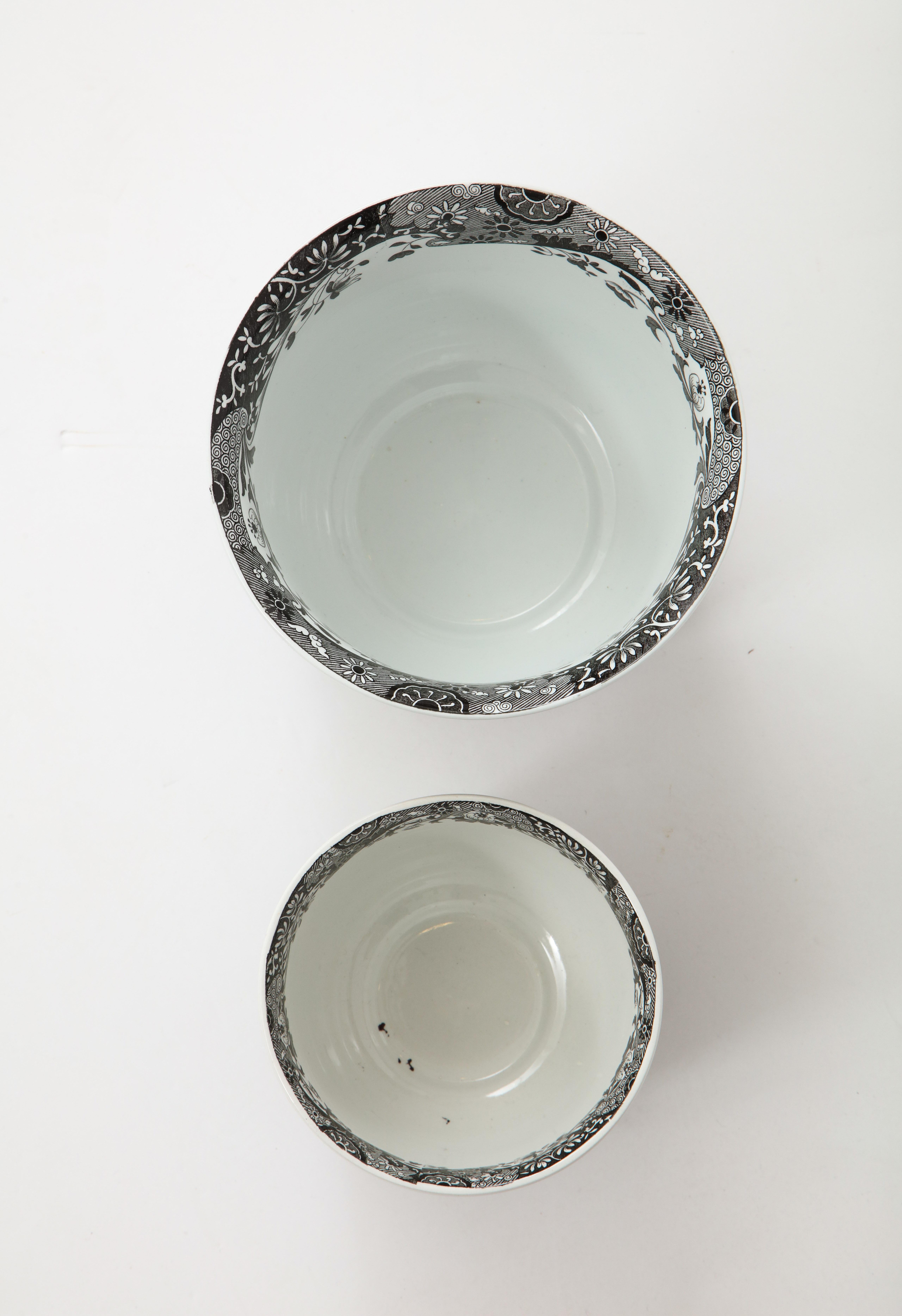 Pair of Spode Black and White Cachepots 4