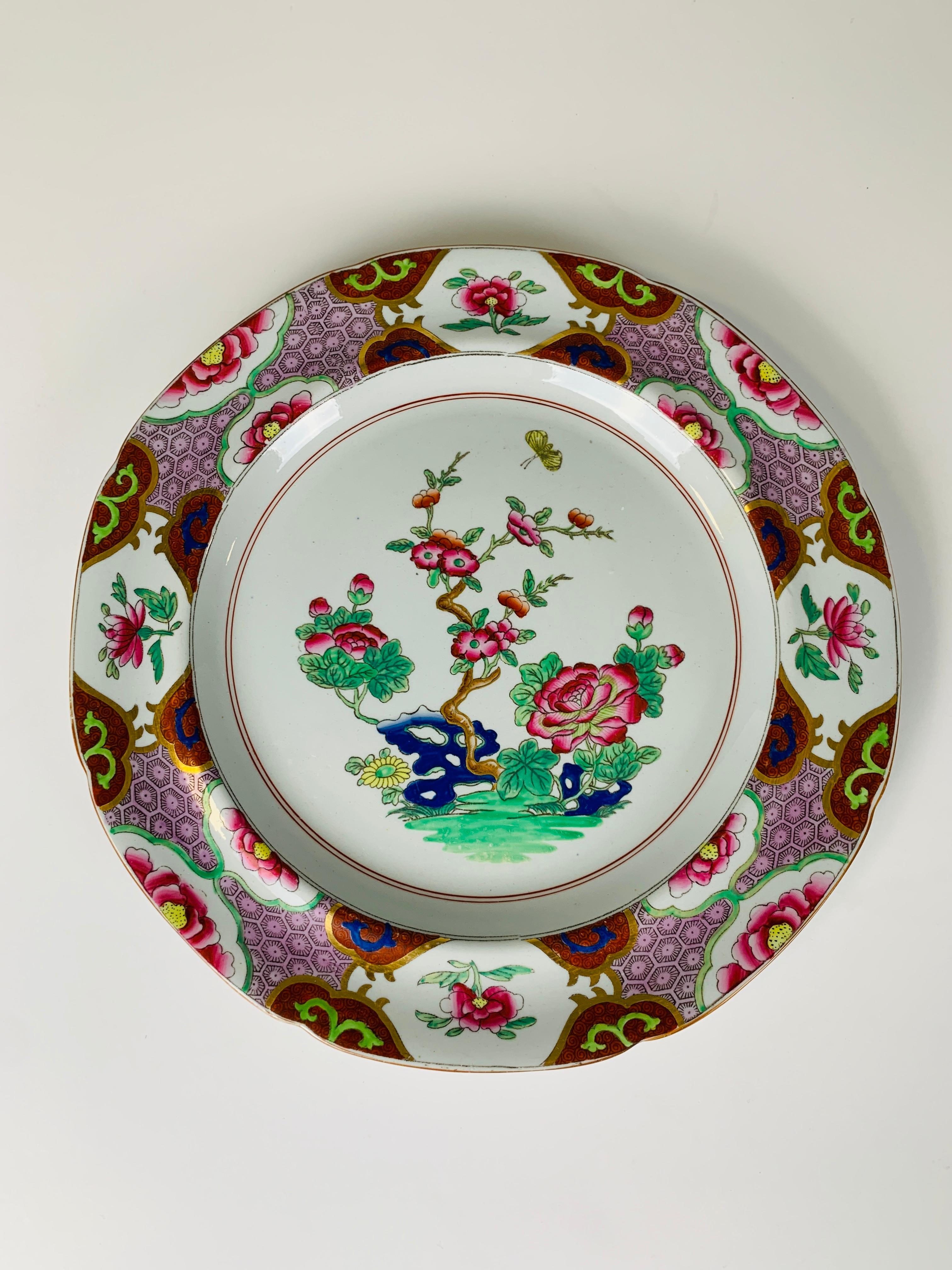 A pair of Spode plates, 9.5