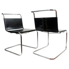 Pair of Spoleto Chairs attributed to Marcel Breuer B33