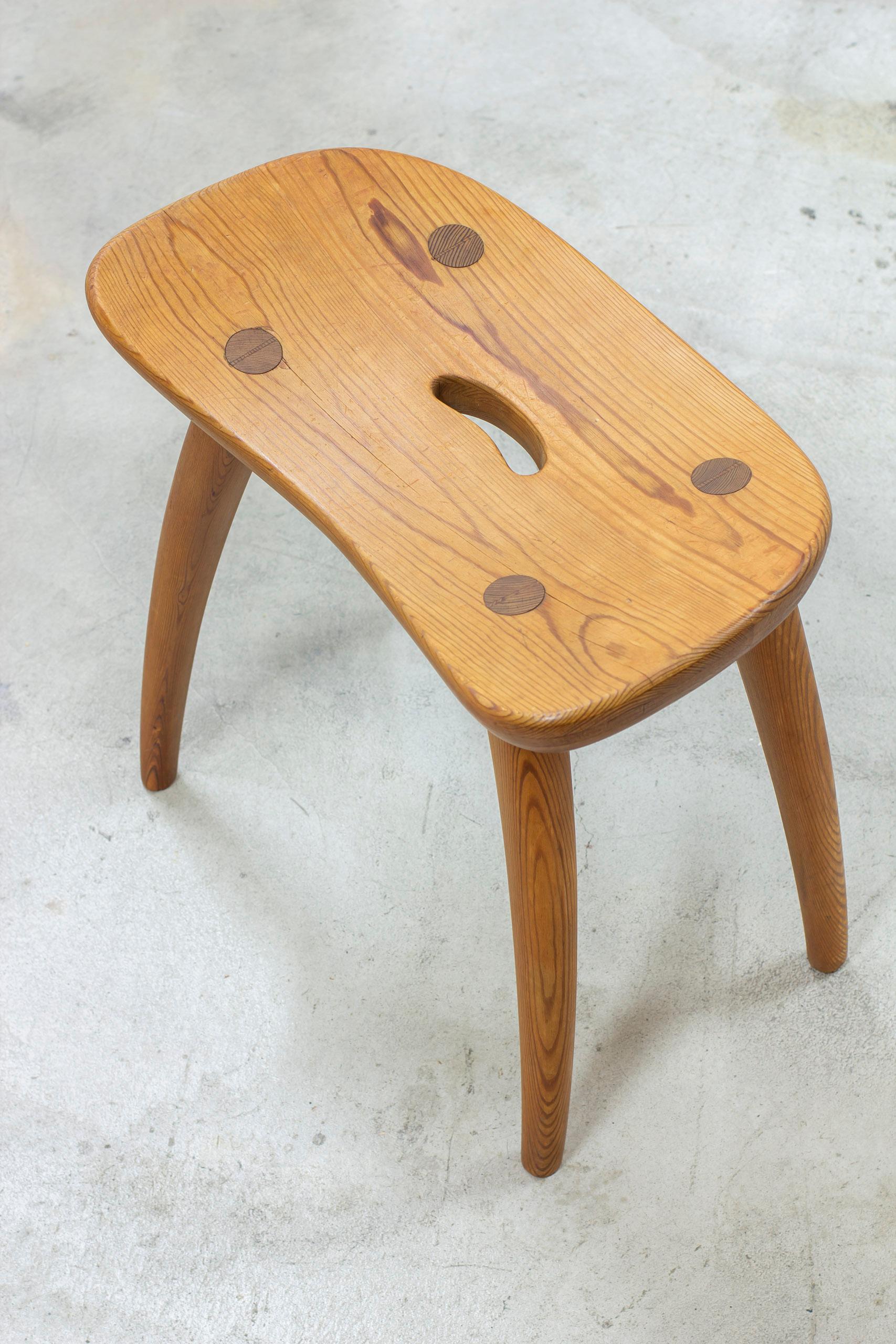 Pair of sportstuge stools designed by Torsten Claesson In Good Condition For Sale In Hägersten, SE