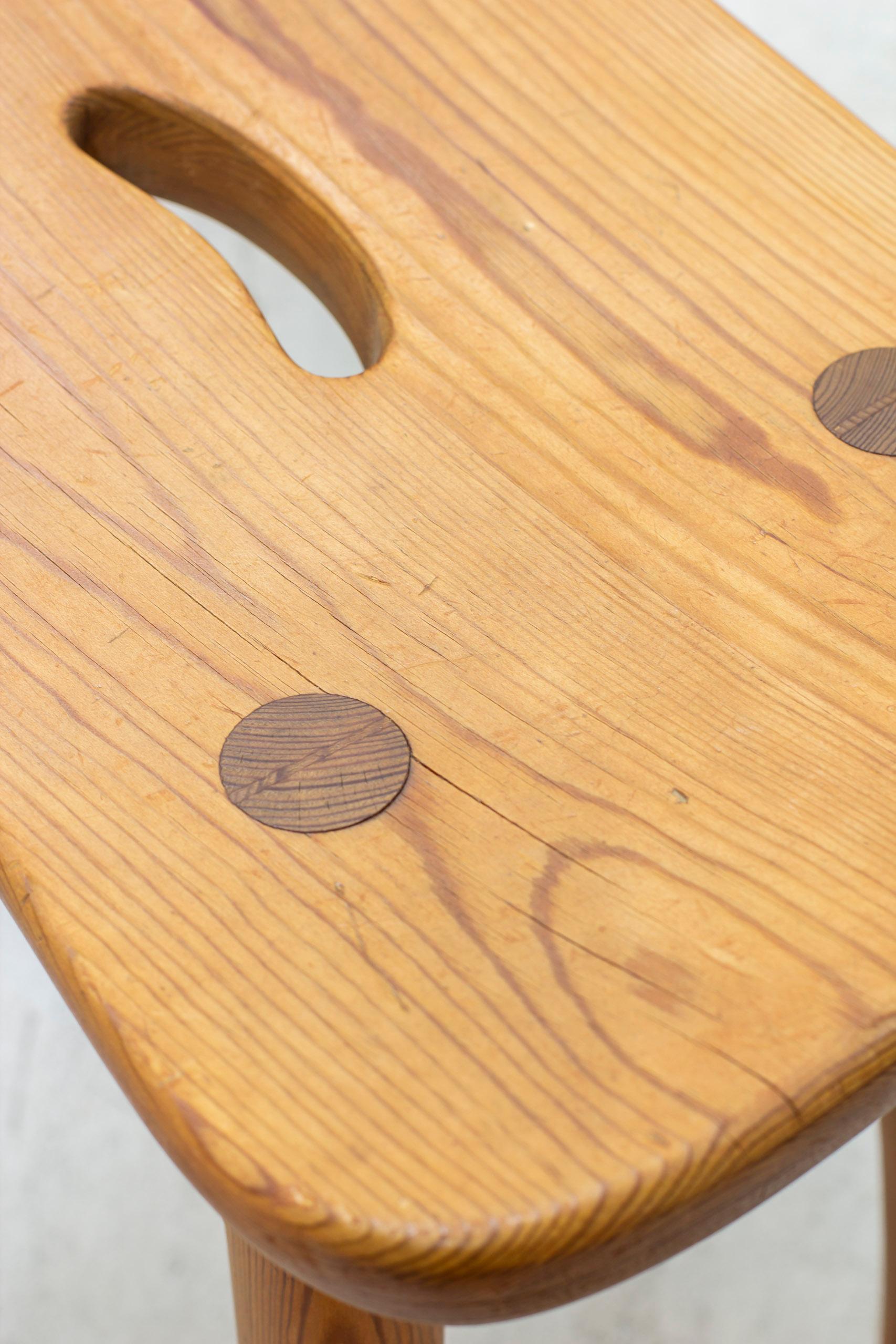 Pair of sportstuge stools designed by Torsten Claesson For Sale 2