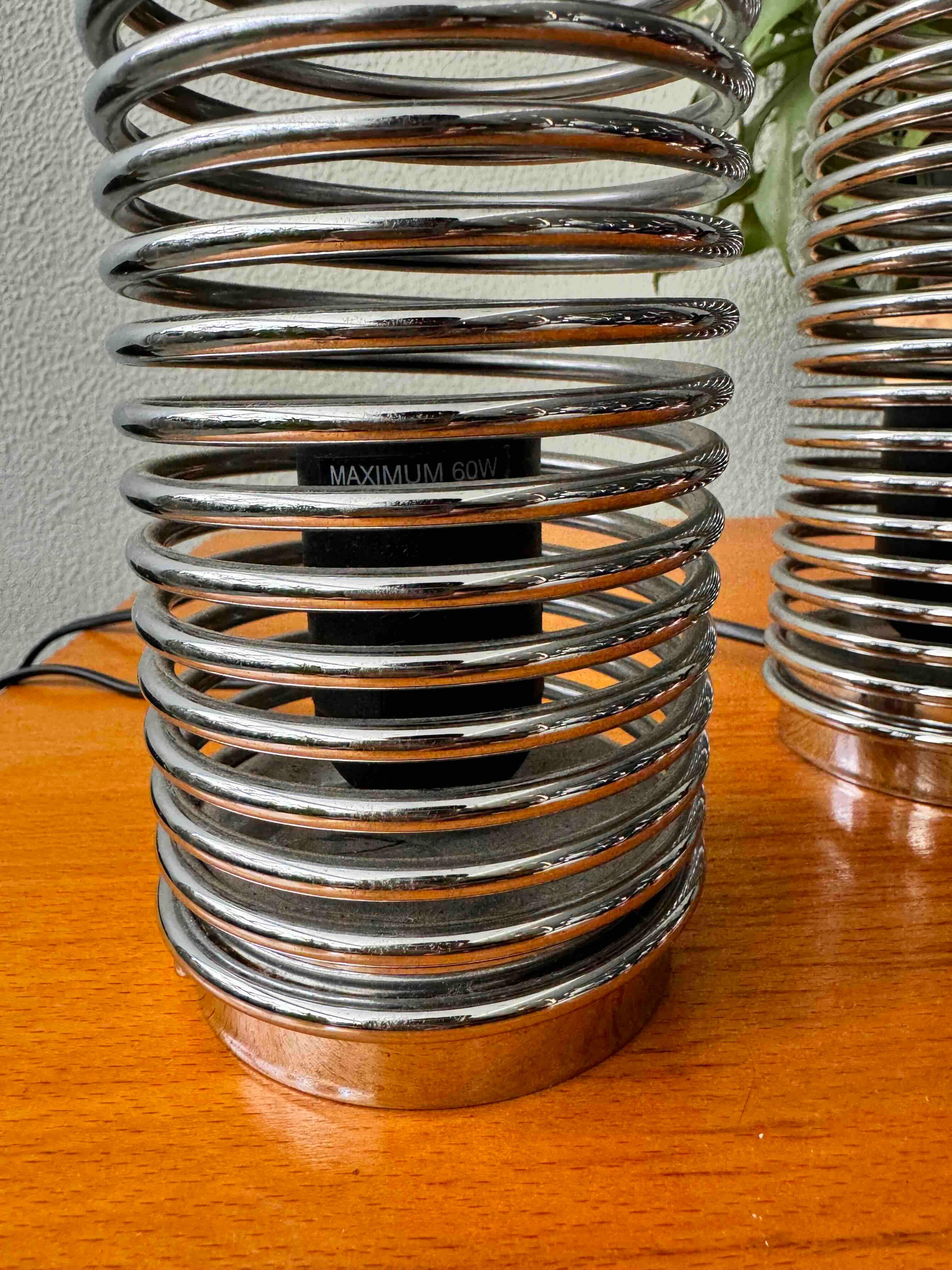 Paire de lampes de table à ressort par Massive. Belgique années 1990 en vente 12