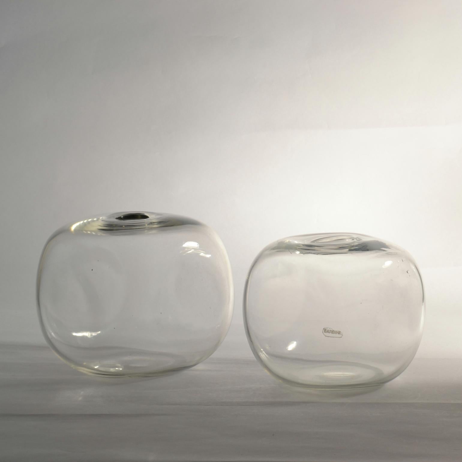 Pair of Square Barbini Vases In Excellent Condition In London, GB
