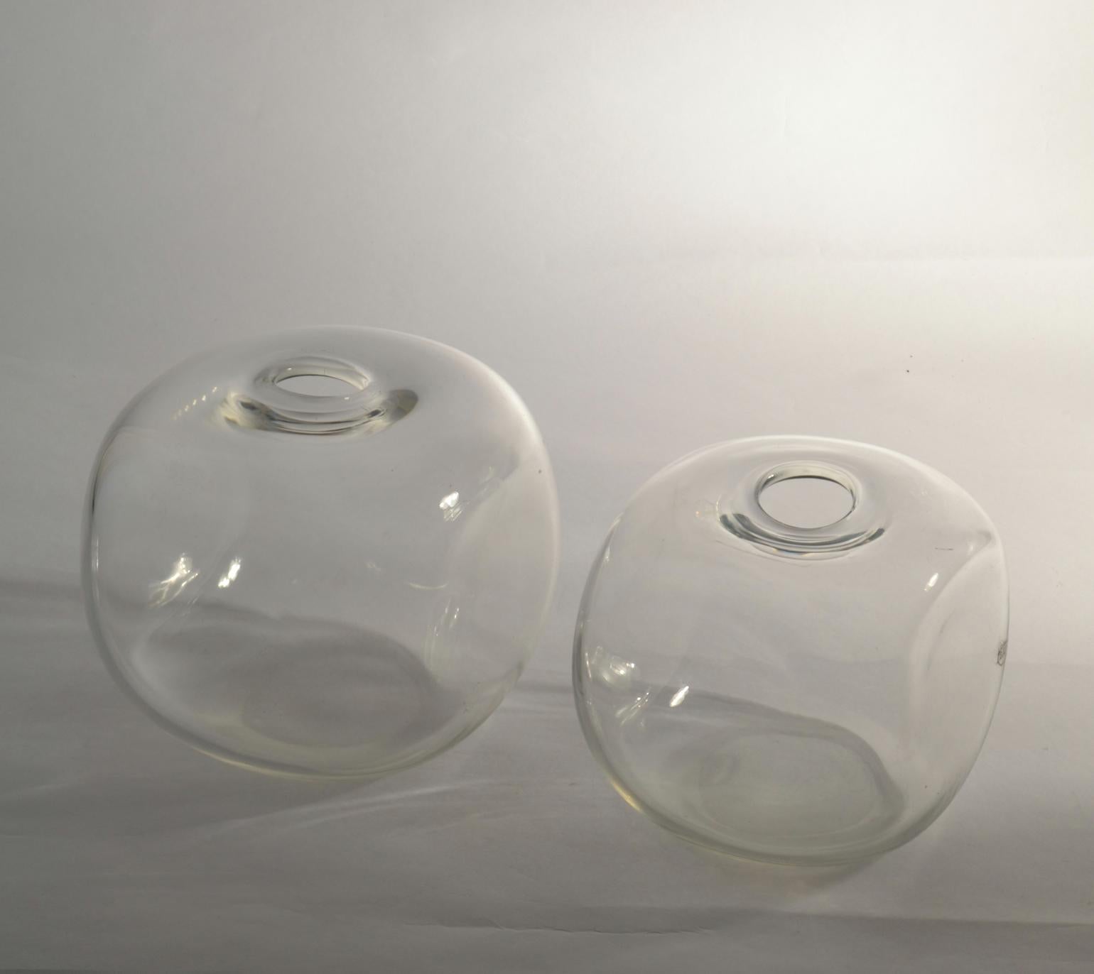 Mid-20th Century Pair of Square Barbini Vases