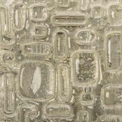 Pair of Square Bubble Glass Wall Lights, Germany 1960