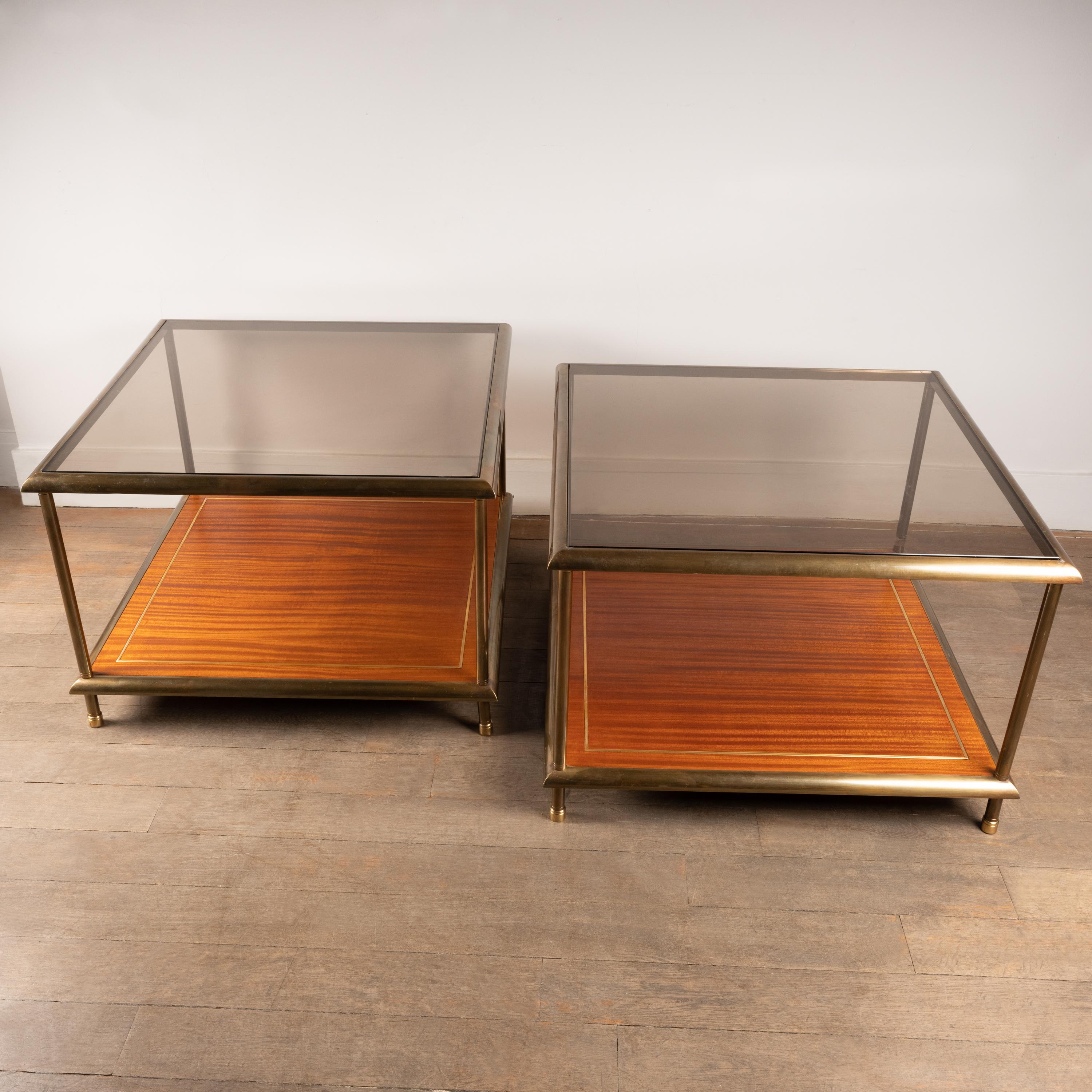 Pair of Square End Tables, France, 1960s For Sale 1