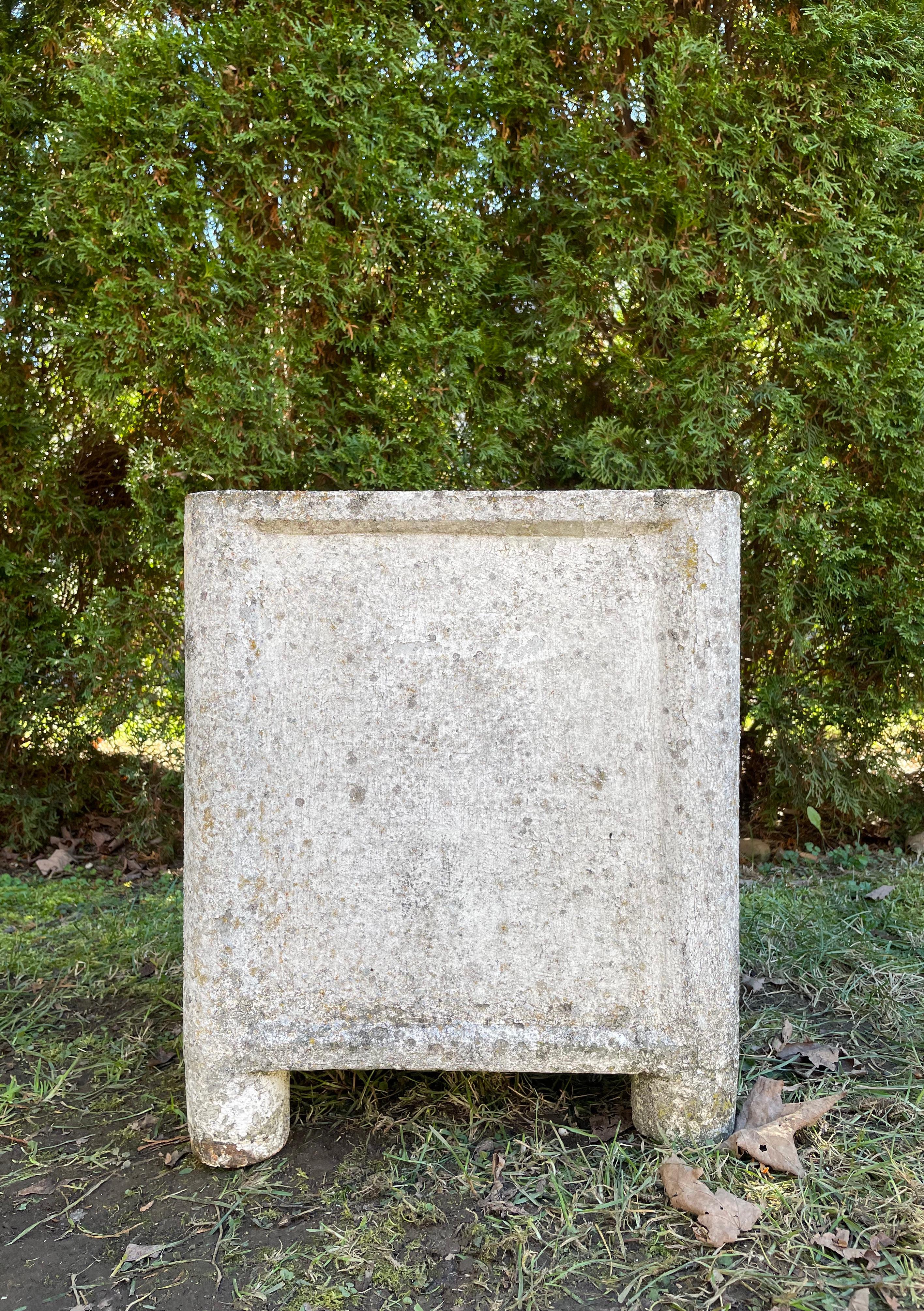 Pair of Square Handled French Chanal Planters 1