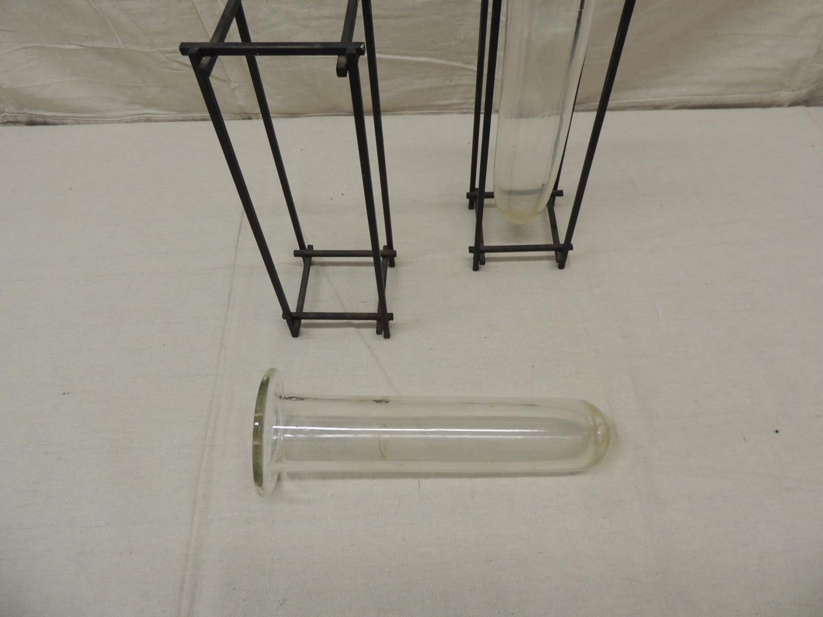 tall glass vase