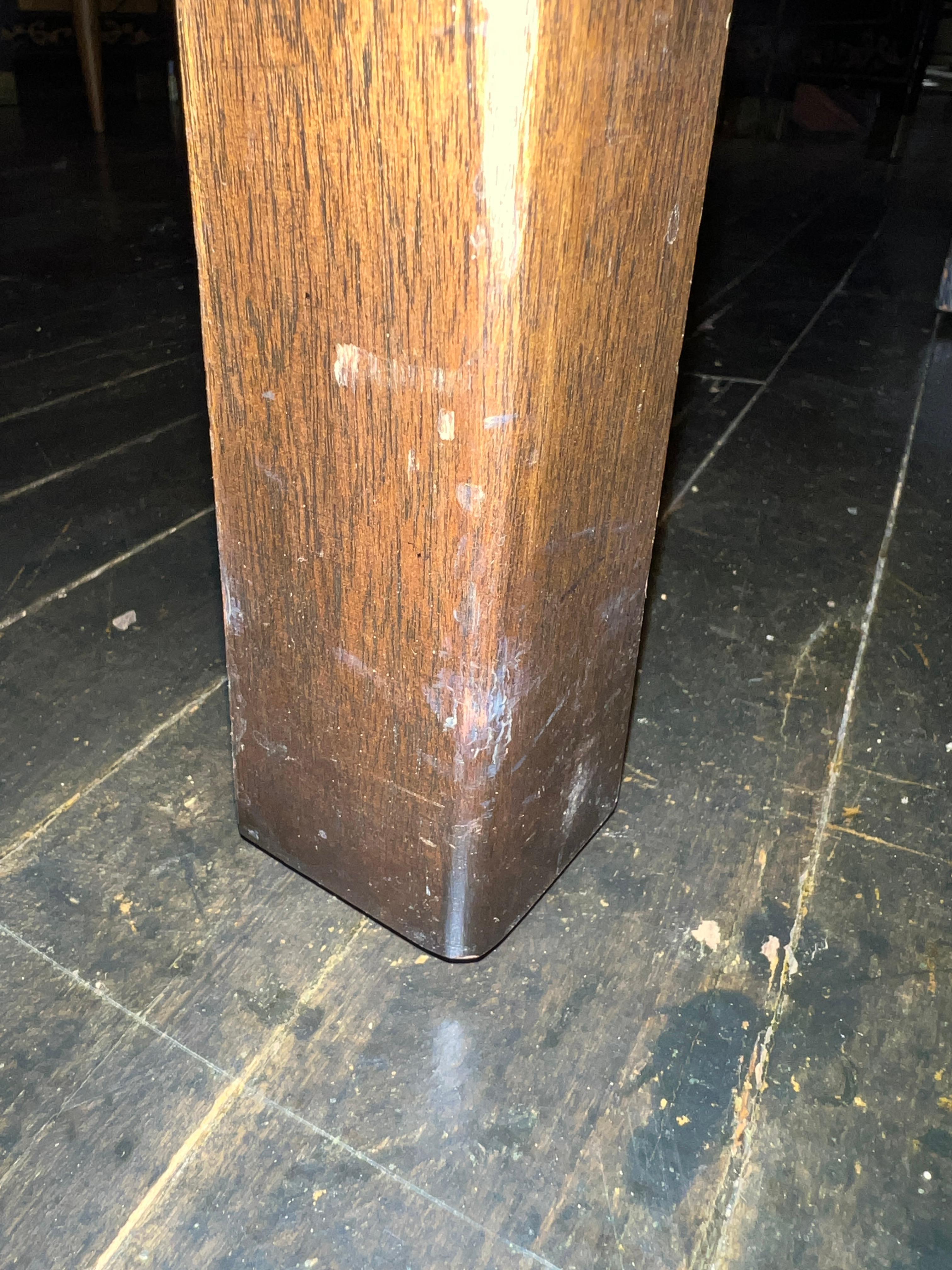 Pair of Square Widdicomb End Tables with Nero Portoro Marble Tops For Sale 6