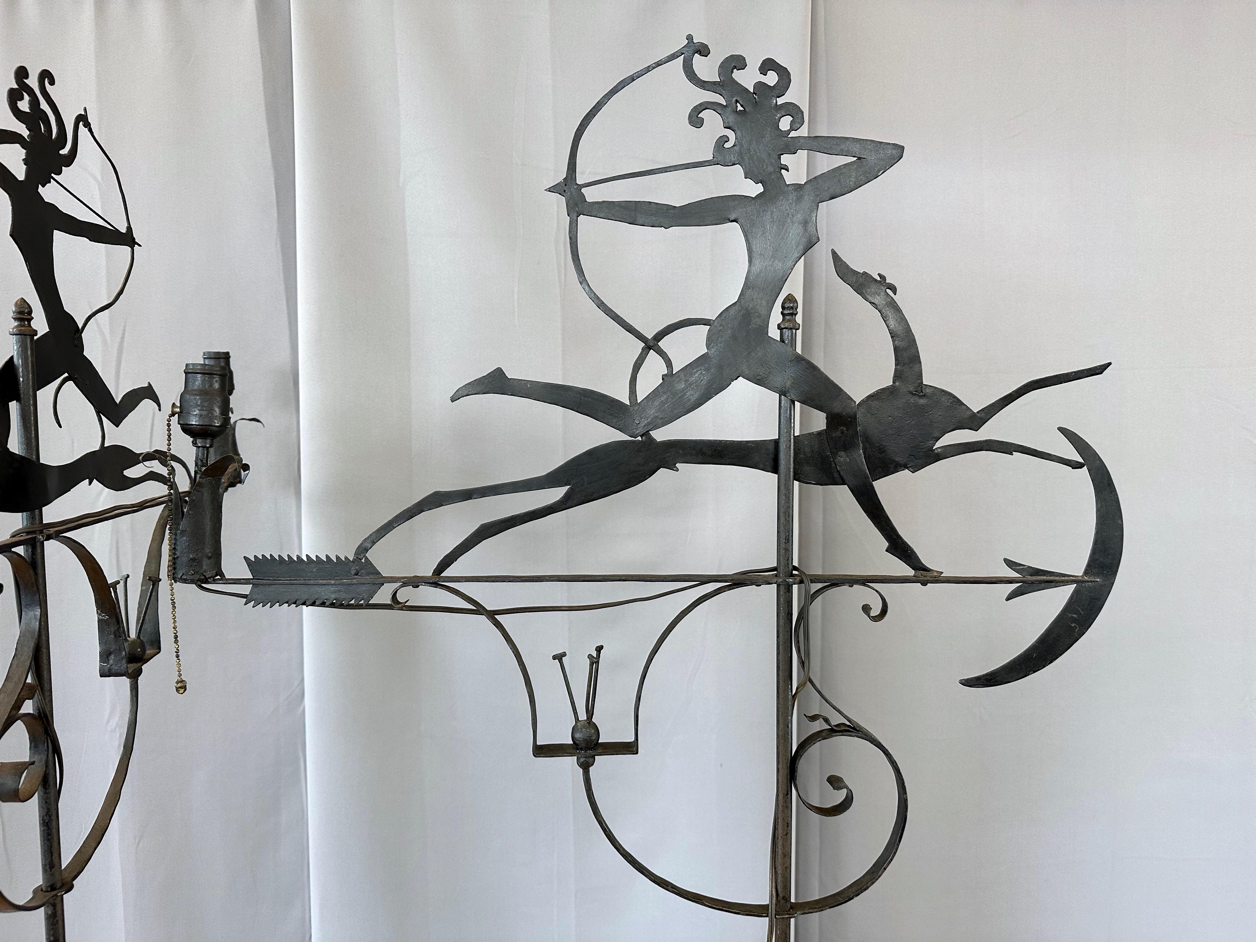 Pair of St. Francis Hotel Wrought Iron 