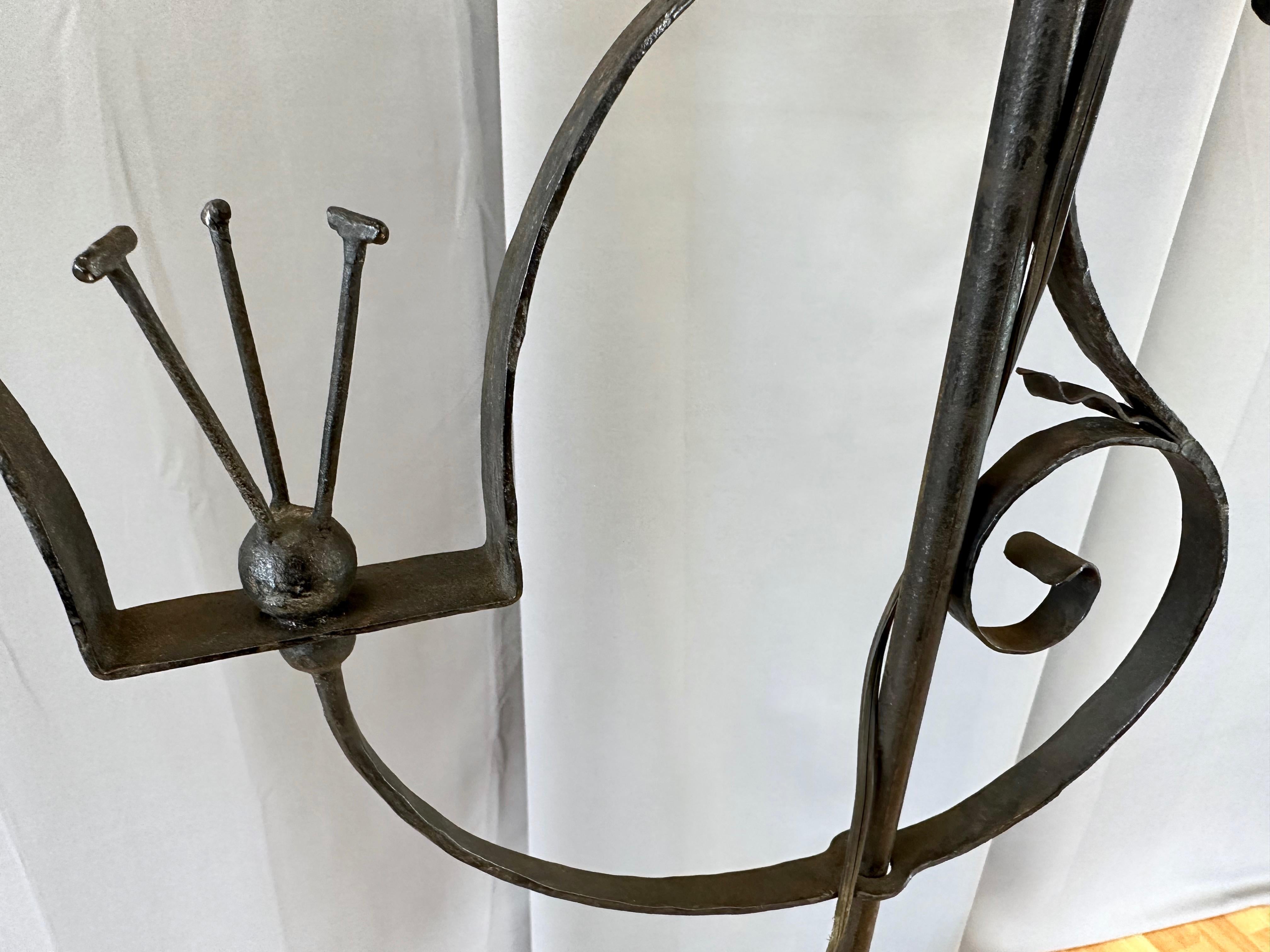 Pair of St. Francis Hotel Wrought Iron 